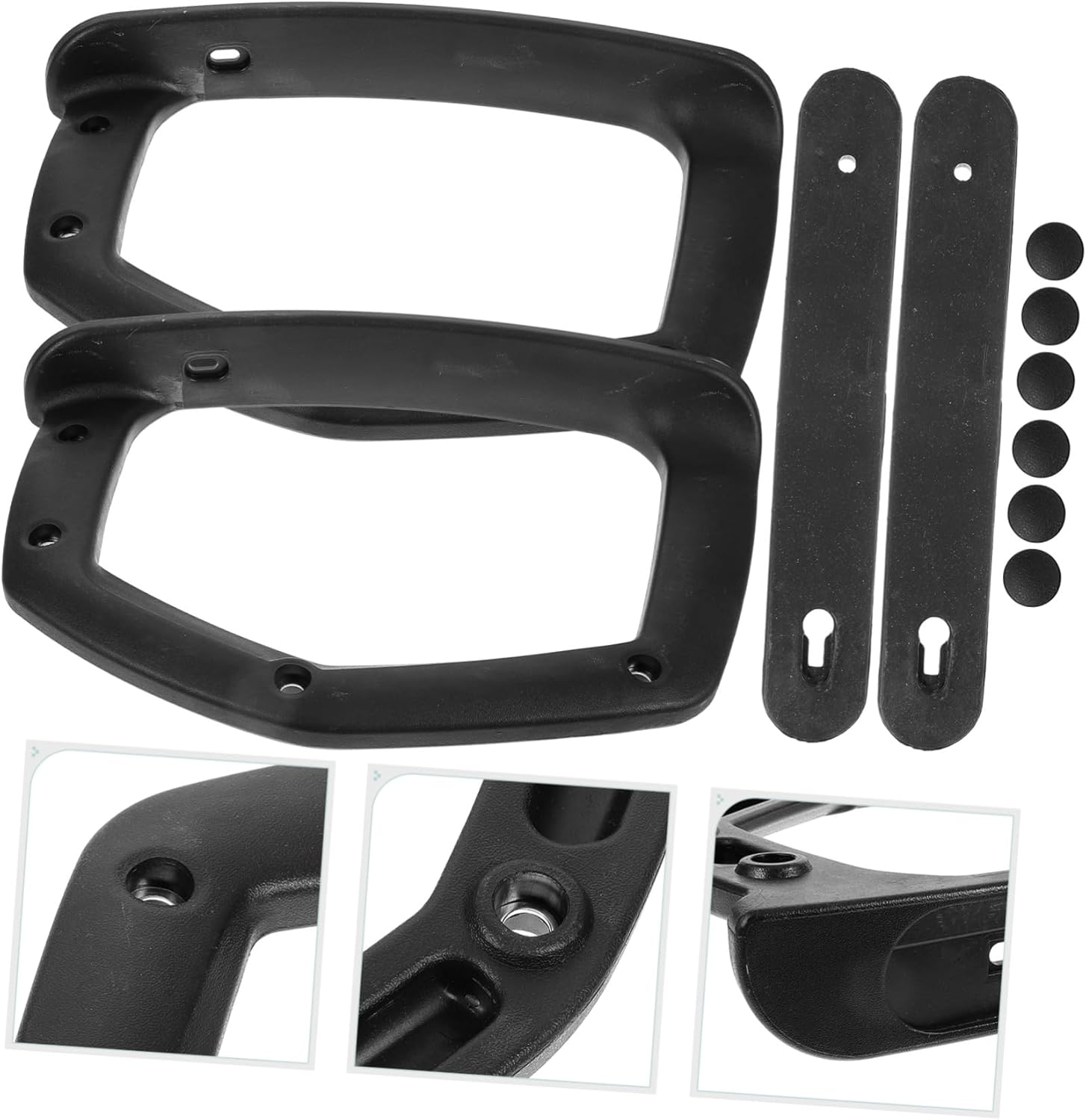 2Pcs Arm Rest Pads for Office Chairs Chair Armrest Replacement Parts for Gaming and Office Use and Stylish Arm Cushions for Comfort and Support