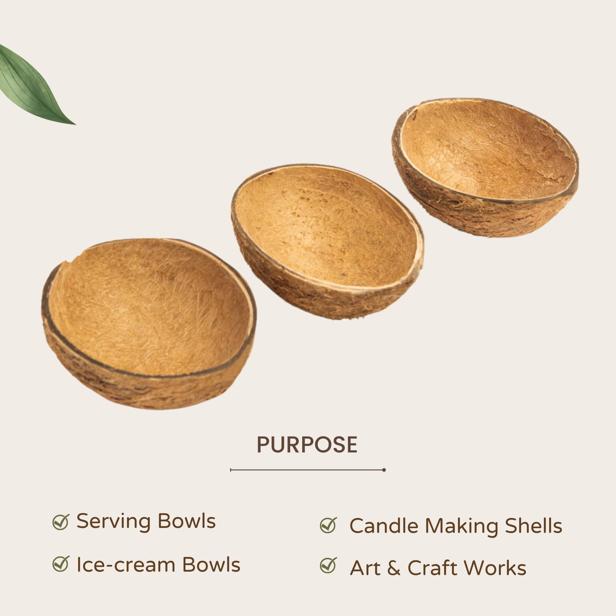 Thenga Coconut Shell Bowls - Raw & Sustainable -3