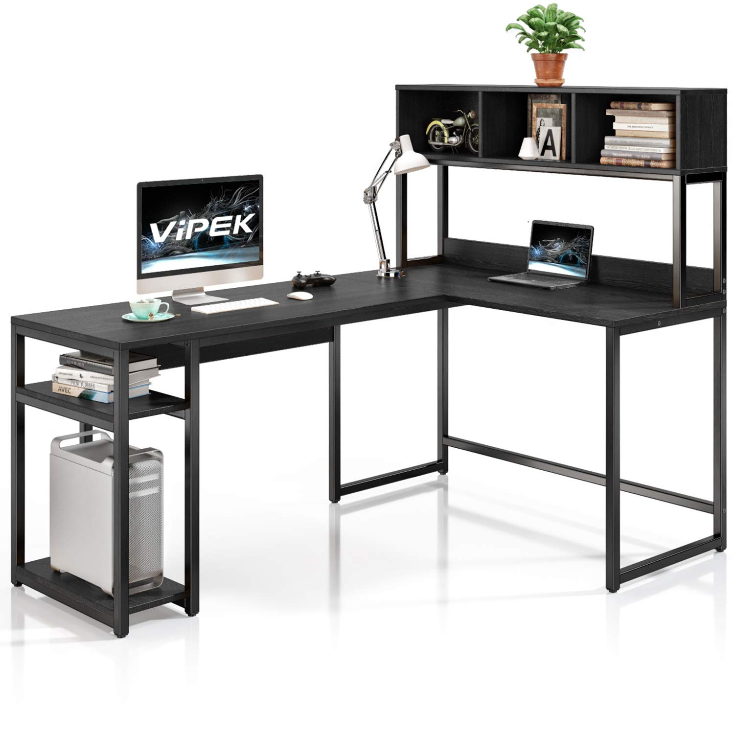 Buy VIPEK LShaped Desk with Hutch, 69" Large Computer Desk Gaming