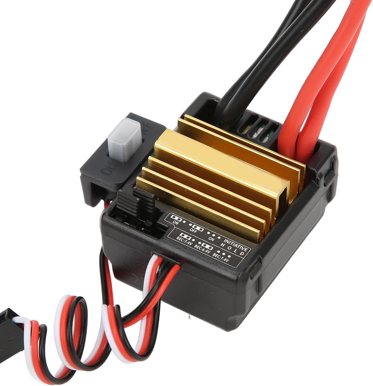 Dilwe RC 80A ESC, 80A Plus V2 Electronic Speed Controller for 1/10 RC Brushed Crawler : Toys & Games