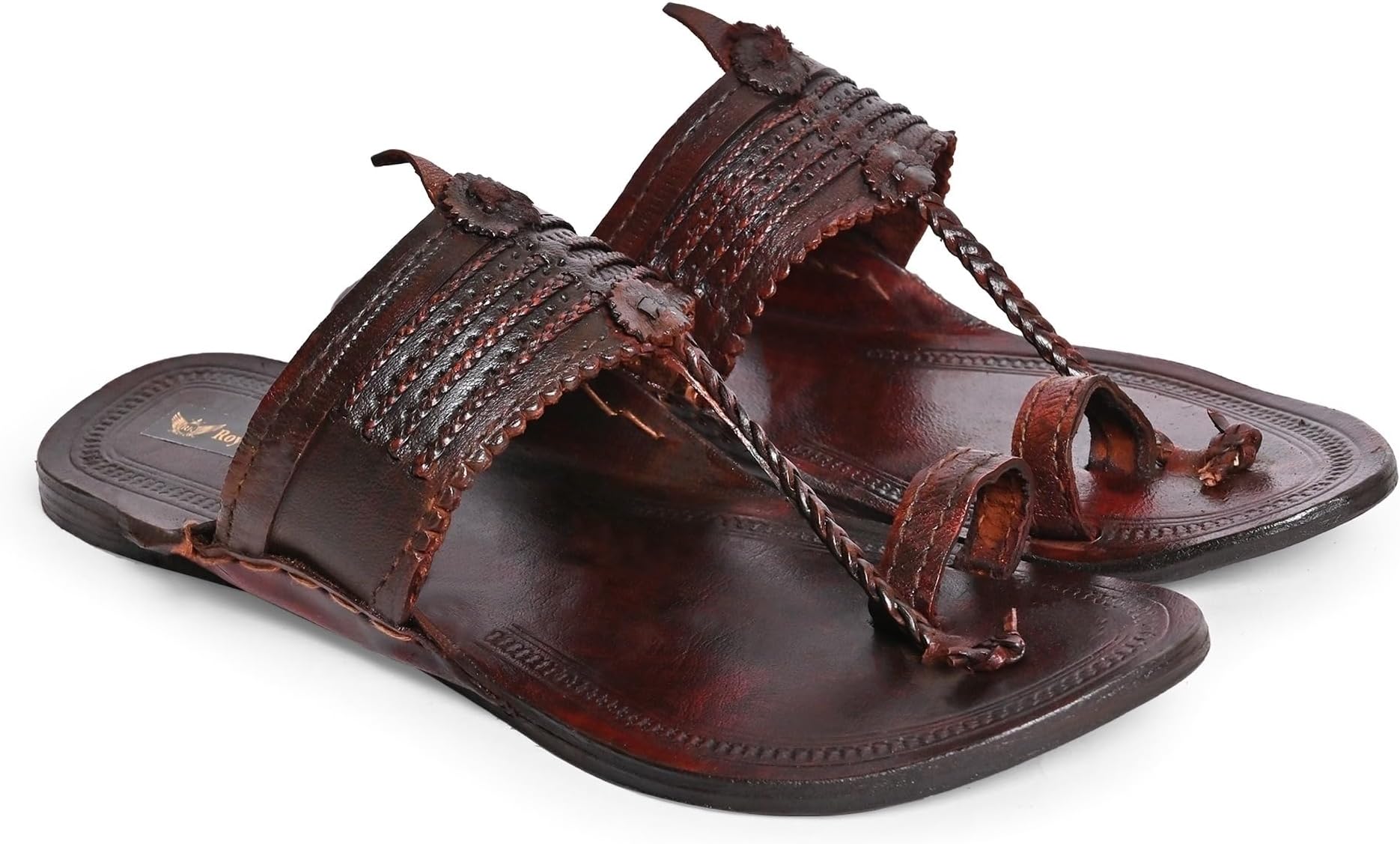 Kolhapuri Chappal for Men|Kolhapuri Slippers for Men|Kolhapuri Shoes for Men|Leather Slippers for Men|Wedding Slippers for Men-C1