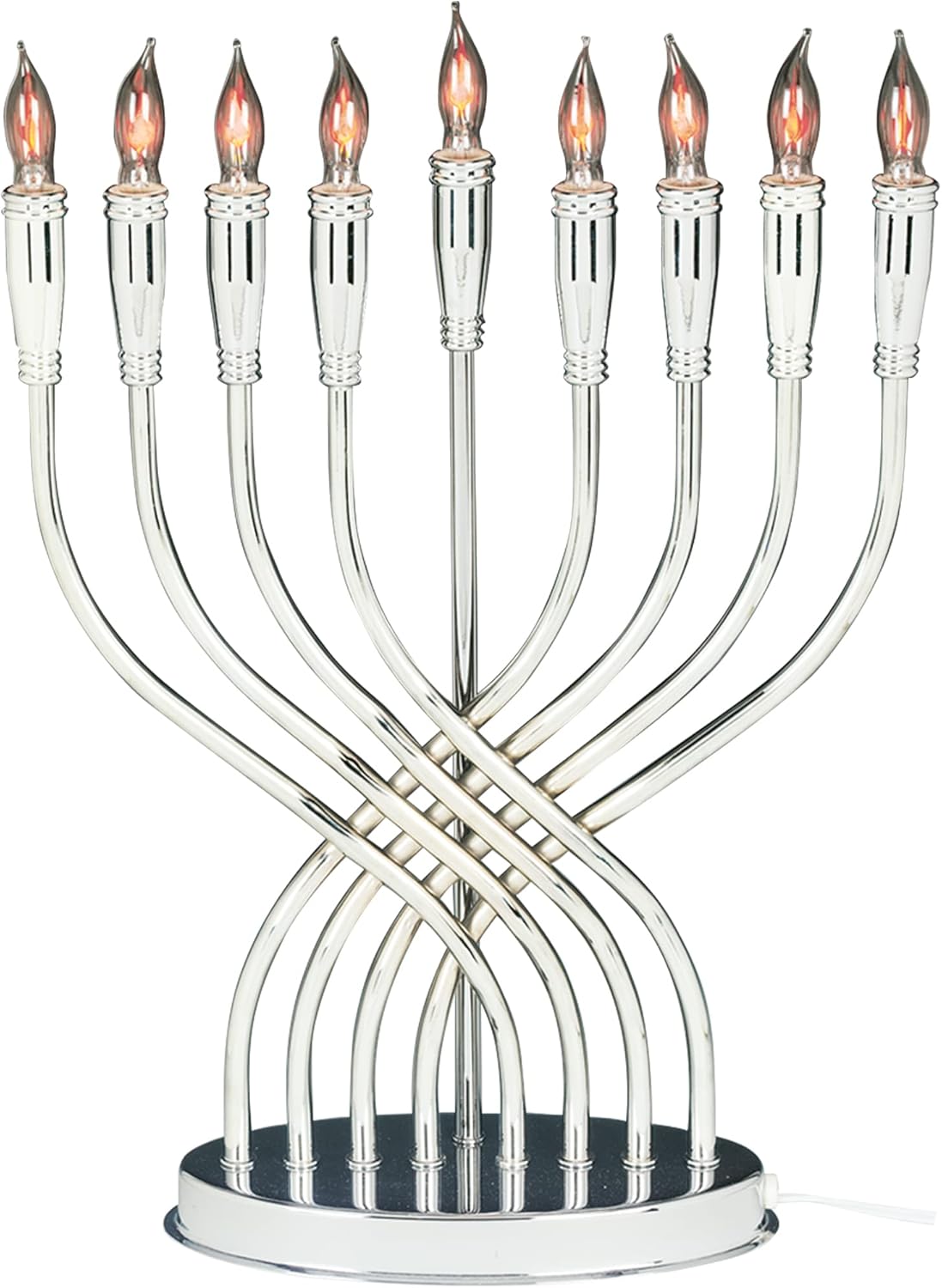 Aviv Judaica Illumination Electric Menorah : Home & Kitchen