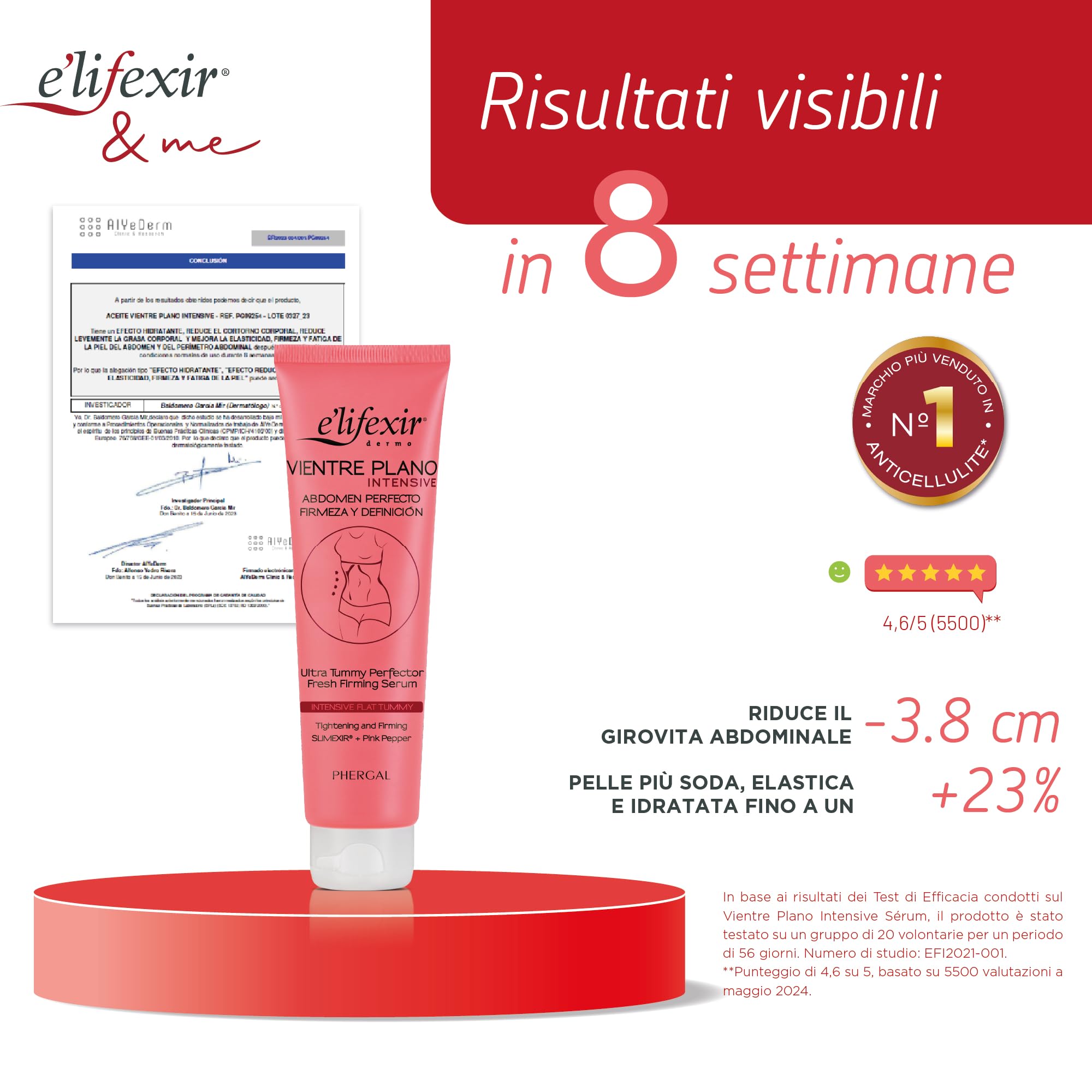 E'lifexir Siero Ventre Piatto Intensive | 150 mL