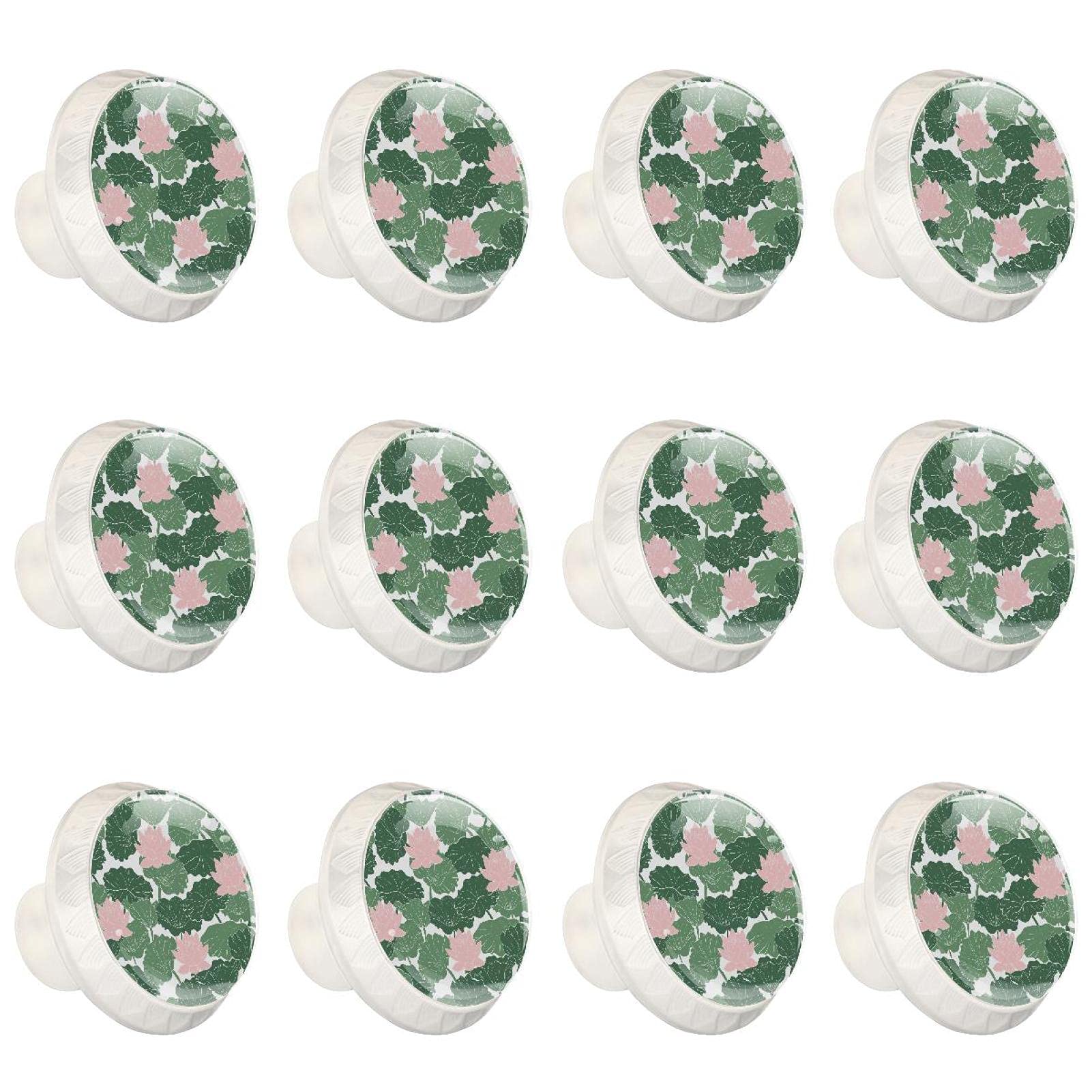 Boutons d'armoires de cuisine : remplacez vos poignées usées par ce lot rond motif lotus