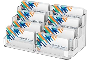 MaxGear Business Card Stand: Showcase Your Business with Clarity