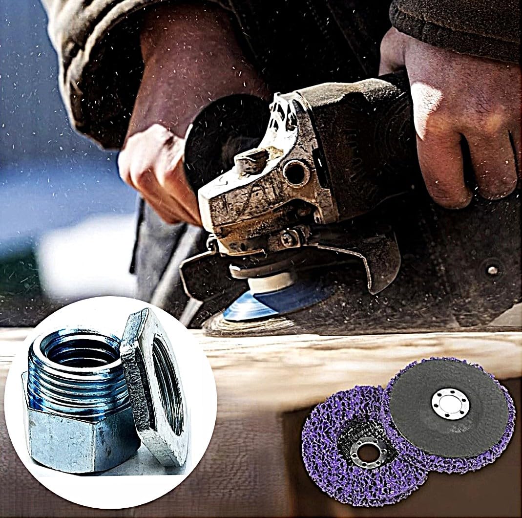 7/8" Jumbo grit 40/60/80/120 Zirconia Flap disc Grinding Wheel Adapter (3pk)