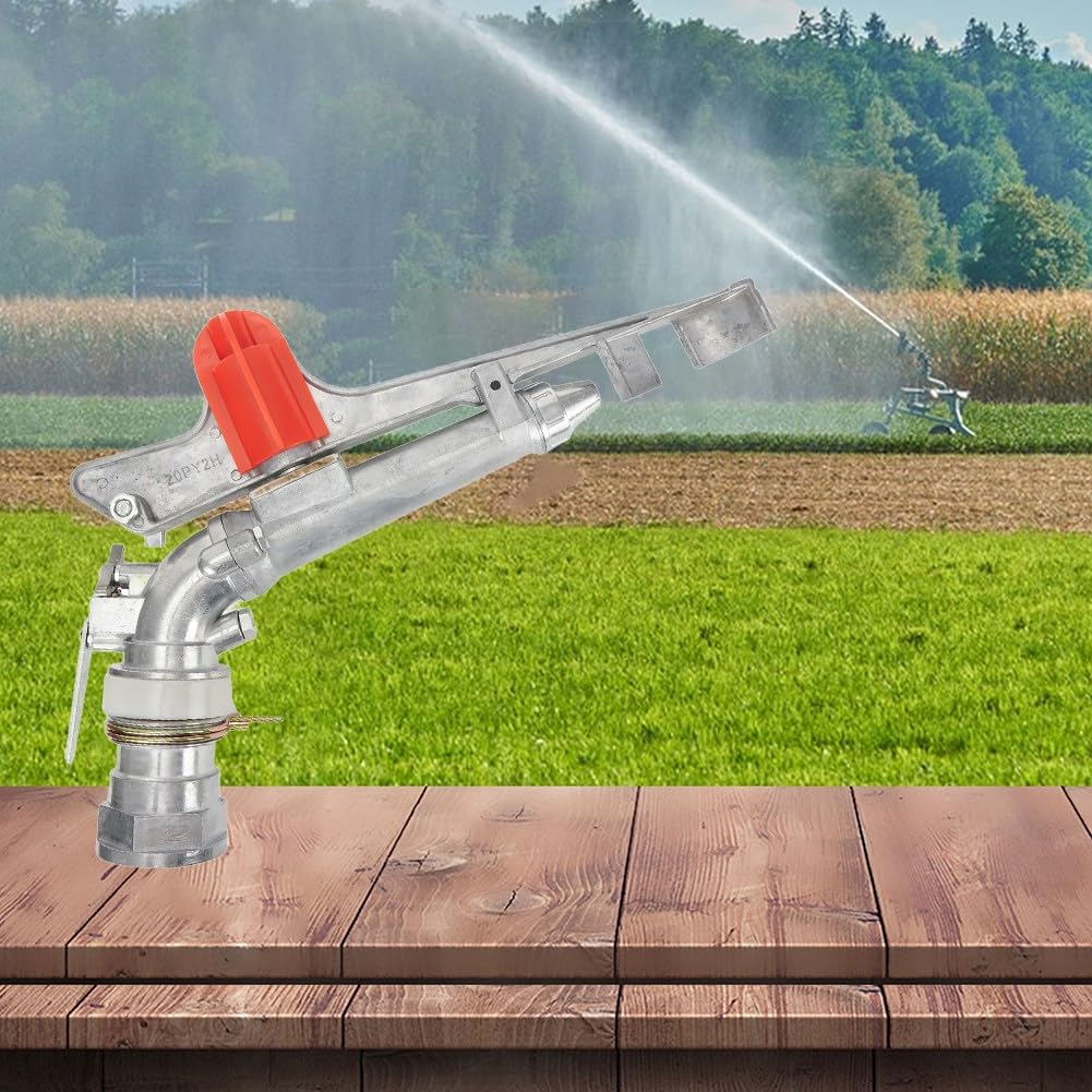 1Inch Irrigation Spray Sprinkler, 35-40M Large Area Water Sprinkler for Large-Scale Agricultural Sprinkler Irrigation In Farms