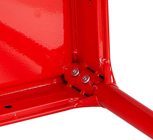 Miniatura 6 de Safco Products 6603 Taburete de acero, 15" H, construcción robusta, acabado duradero con recubrimiento en polvo, incluye patas de nailon tapas y