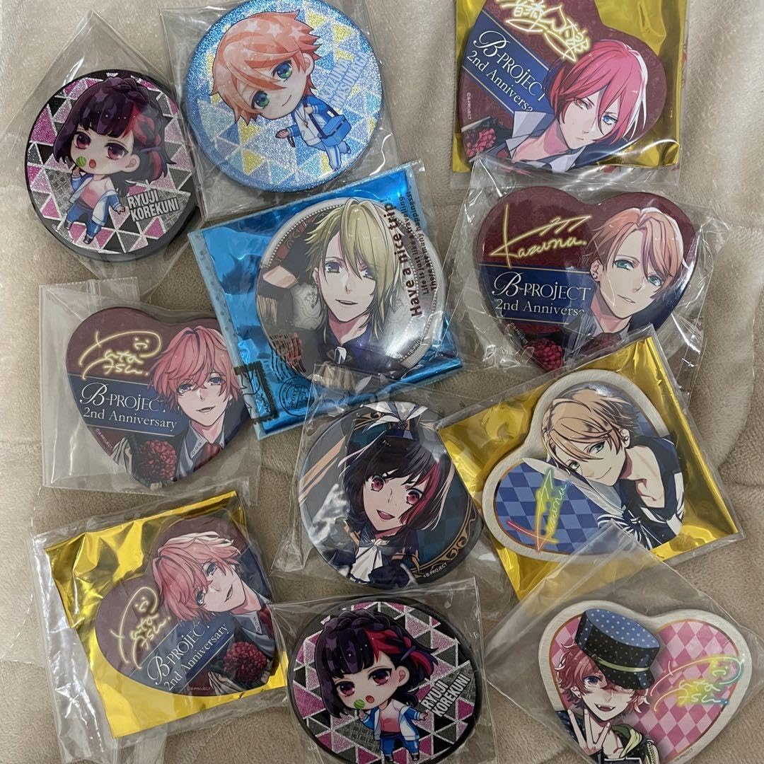 Amazon.co.jp: B-project 特典 缶バッジ 阿修 増長 是国 音済 : おもちゃ