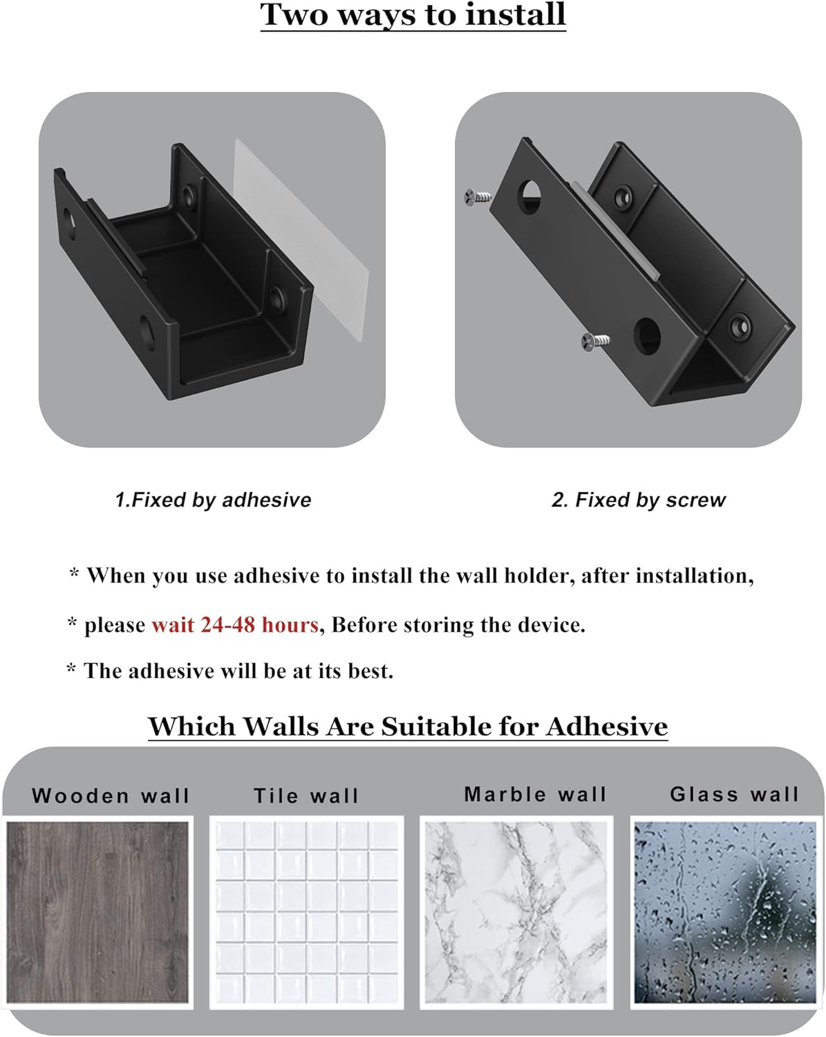 Under Desk Laptop Holder Under Desk Rack Mount for Keyboard & Small Devices Also Fit for Cable Box Wall Mount Tray Organizer Like Routers, Modems, Network Switch and More Black image 5 of 7 B0C1JQ8CGL