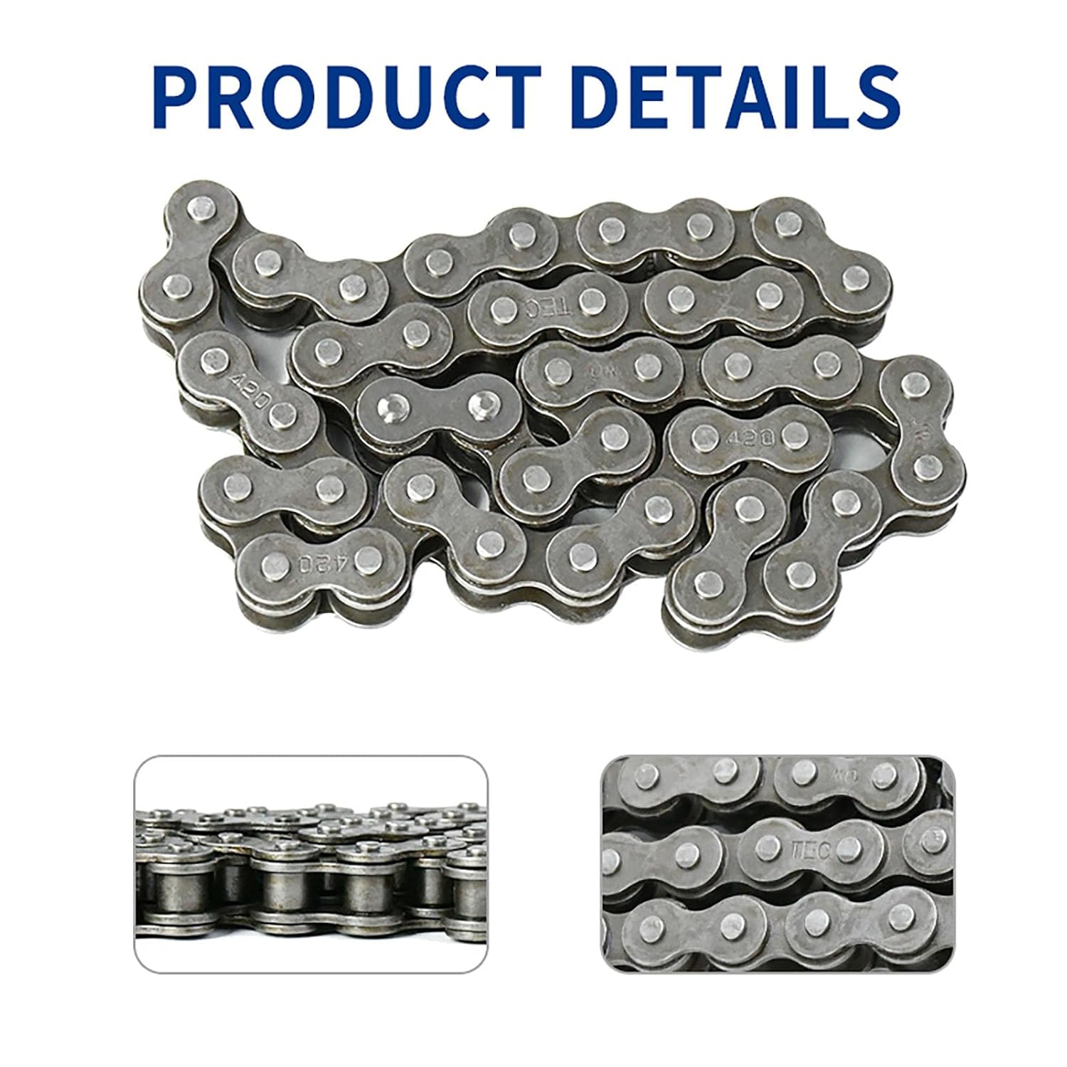 Drive Sprocket Chain Combo,Gear Chain Set for Surron Light Bee X,Segway X160/260,420 Chain 30 13 Tooth Rear Front Sprocket,Chain Sprocket Conversion Kit for Modified Dirt Bike and Replacement