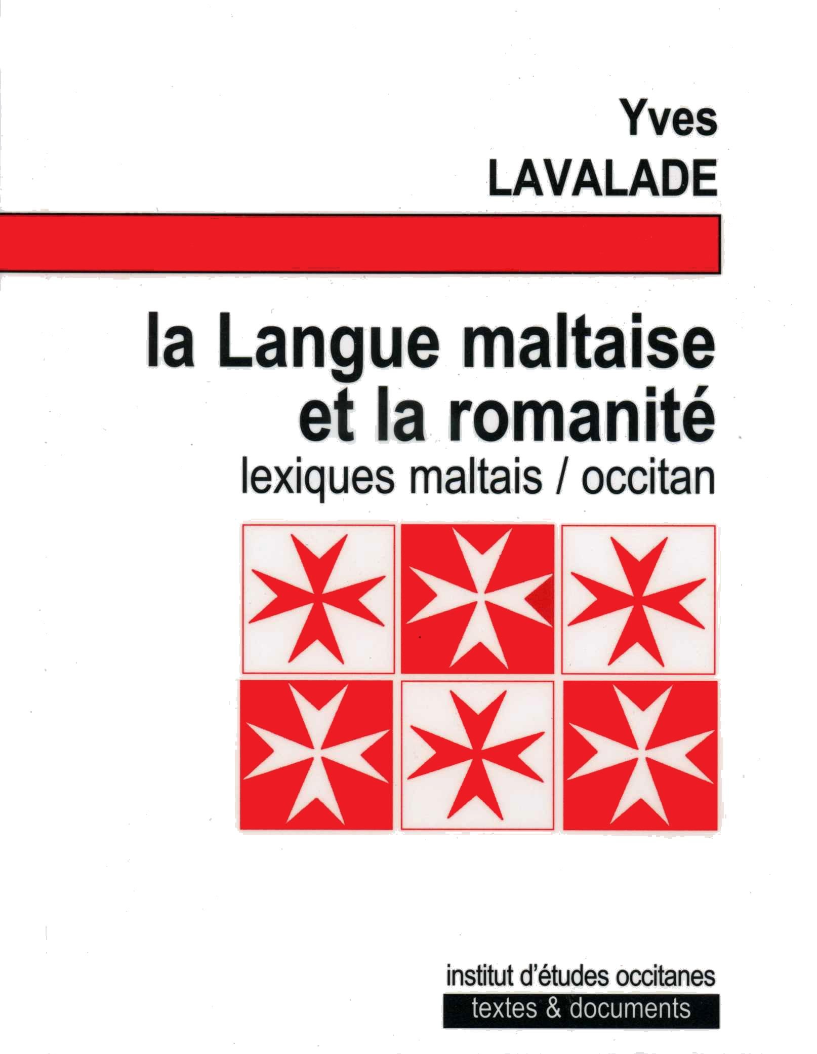 La Langue maltaise et la romanité : Lexiques maltais / occitan