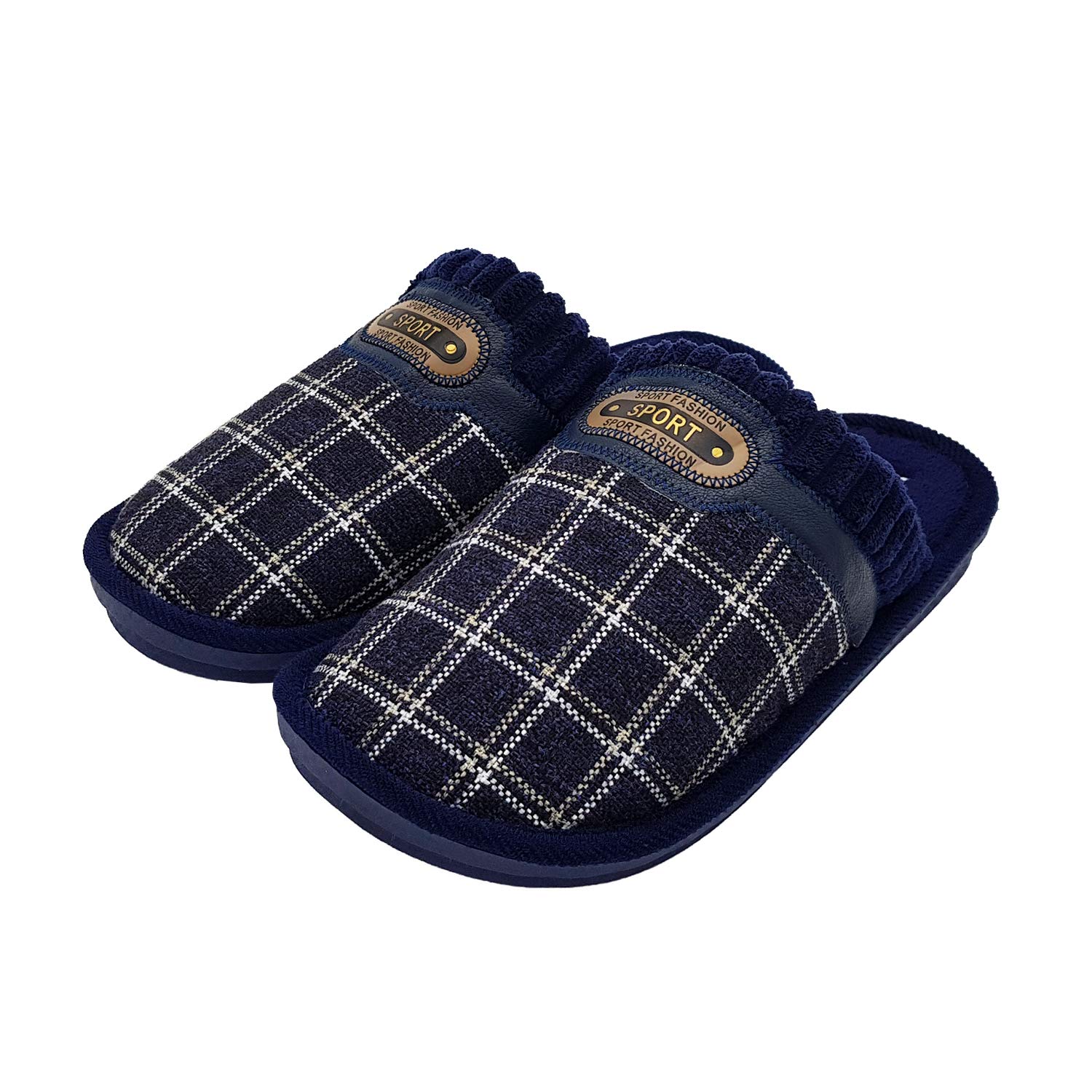 VRITRAZ Plush Winter Slipper, House Slipper, Flat Chappal, Warm Slippers For Boys and Mens