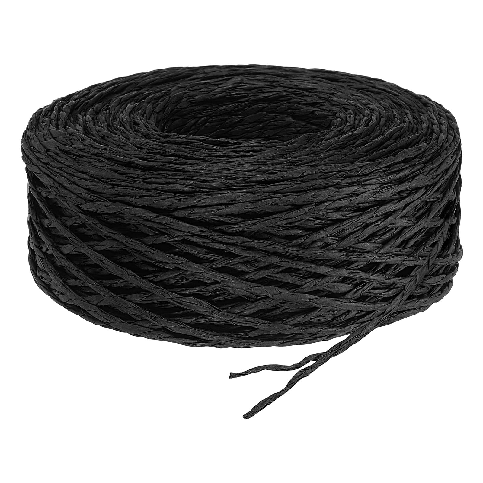 Cinta de rafia negra PATIKIL de 109 yardas para embalaje de papel y cordón de artesanía