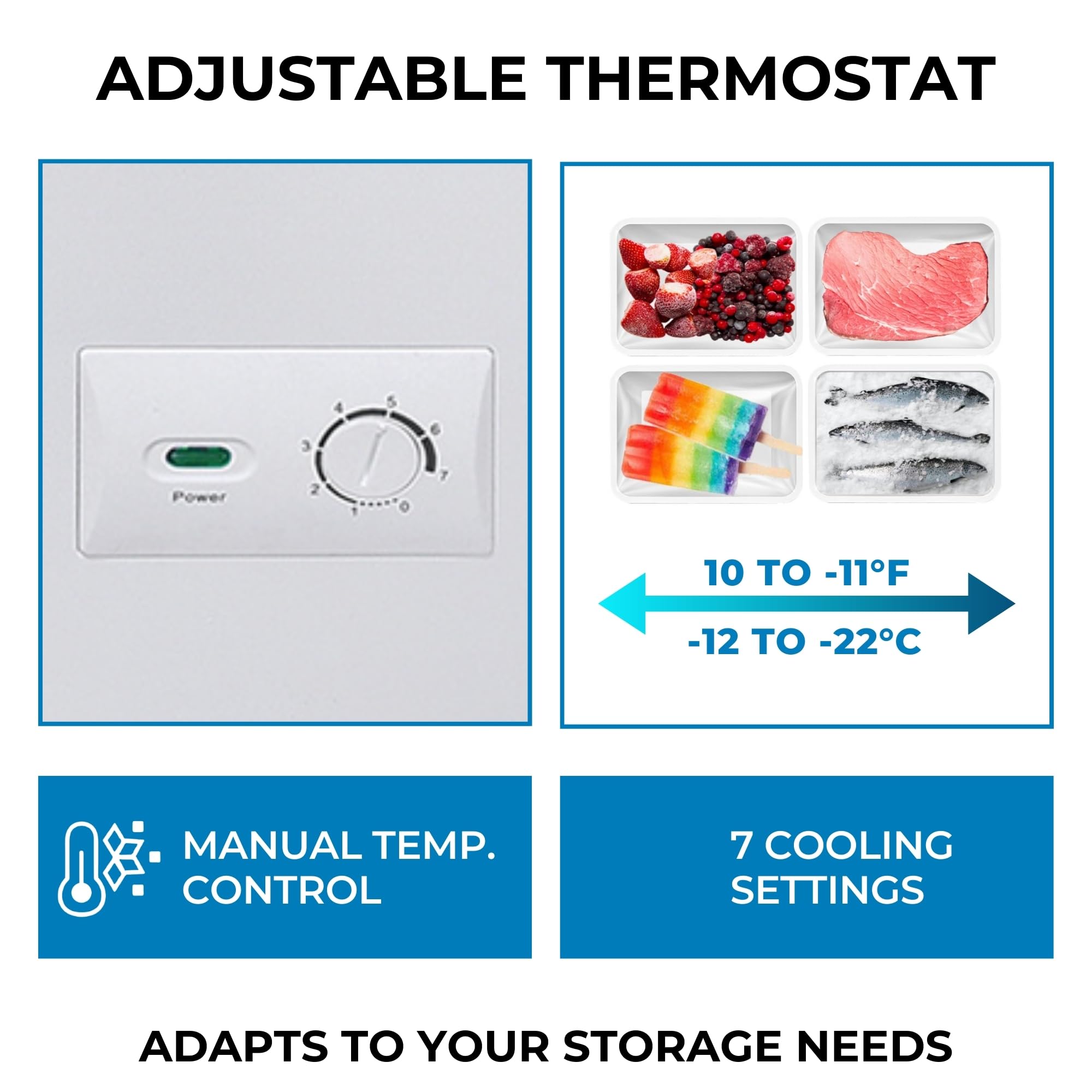 Kenmore Deep Freezer - Chest Freezer, 1 Basket, Garage Ready, Meat Storage, Front Drain, Congelador For Home, Apartment, Basement, Dorm, Shed, Cottage, Manual Defrost, Stand Up, 8.7 Cubic Feet, White on Fridge.com