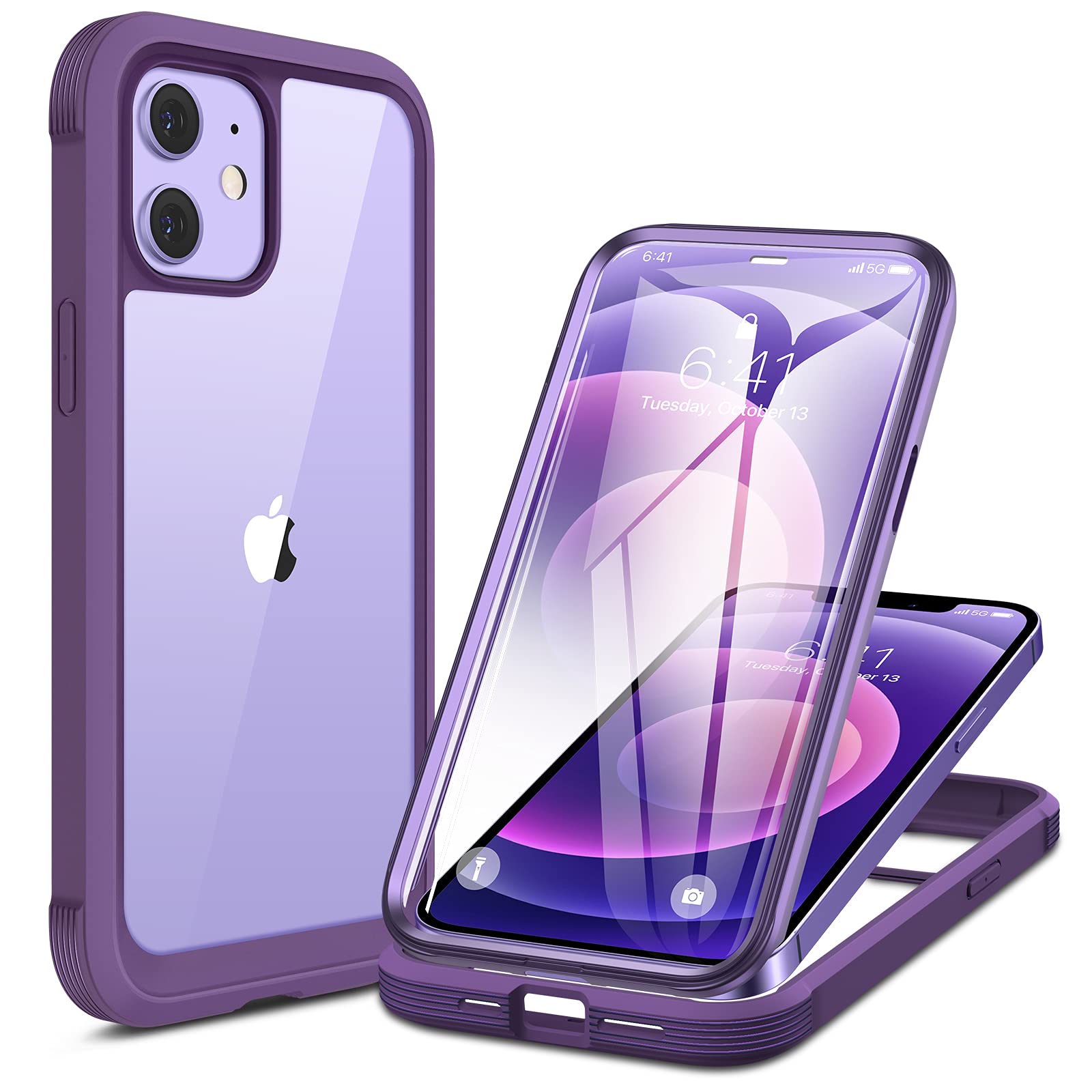 Miracase Magnetic Case for iPhone 17 Case, [Bubble Free] Built-in Glass Screen Protector+ [New Camera Control Button], Full Body Bumper Compatible with MagSafe, Drop Proof 17 Cover,6.3-inch (Black) — view 21