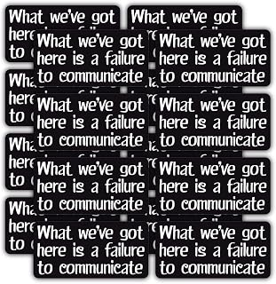 (x16) Failure to Communicate Locker Magnet/Fridge Magnet/Label Tool Lunch Box Fridge Funny