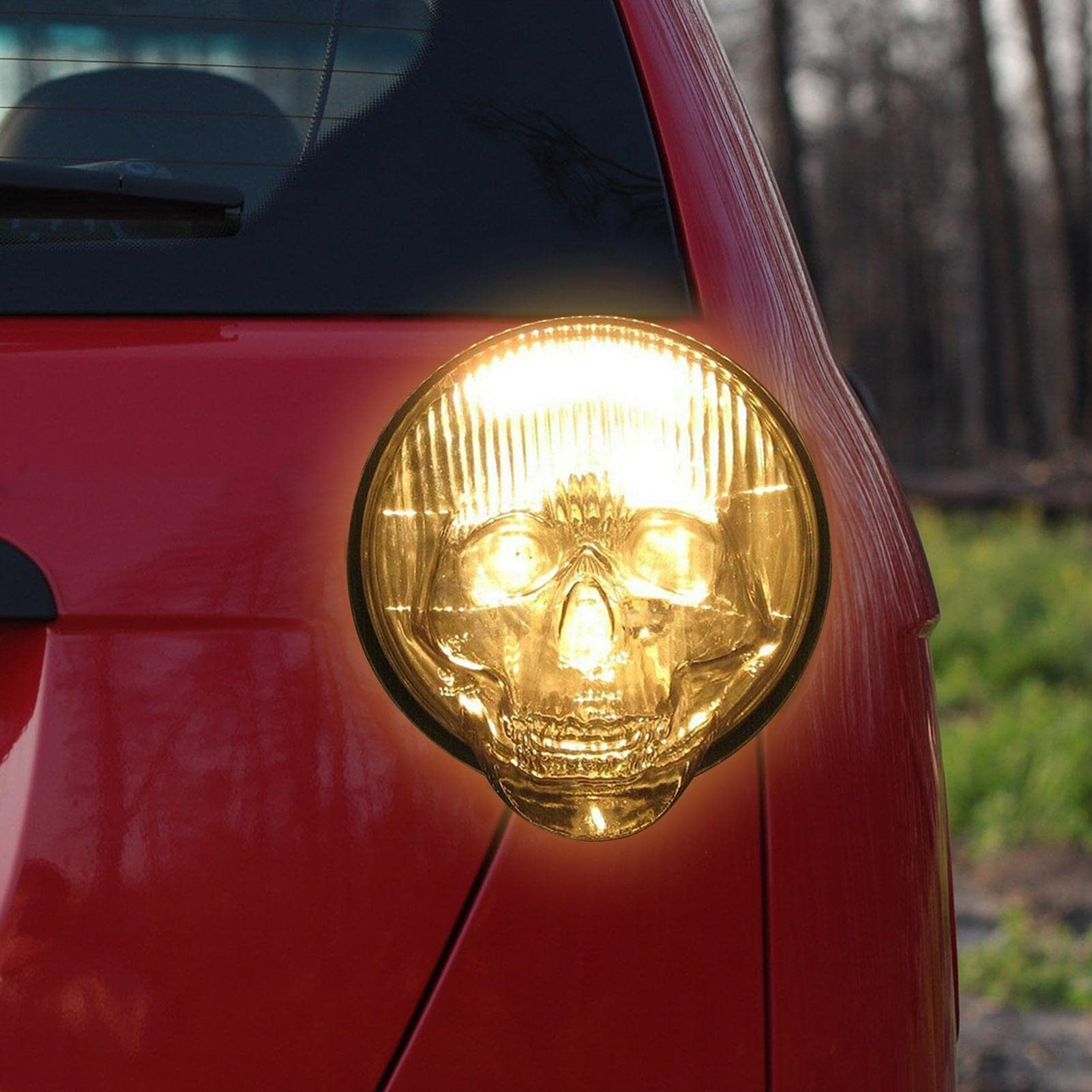 Amazon.co.jp: スカル ヘッドライト カバー, オートバイ スカル