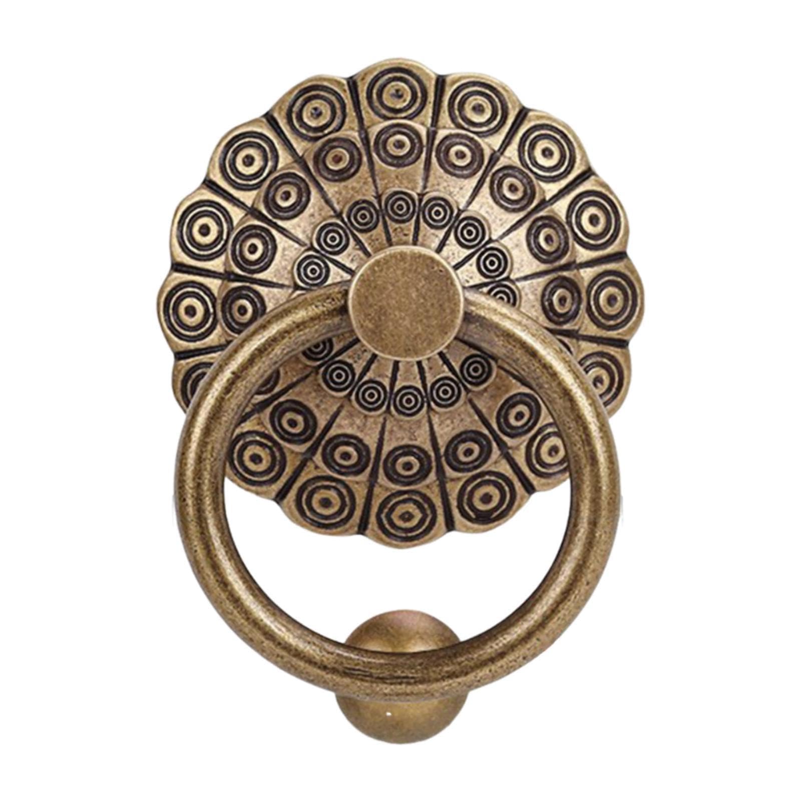 Minglea T0703 7.8Cmbronze Easyly Install Brasses Door Handle Without Tool Required Friendly Retros Brasses For Door Hardware Comfortable Grip Handle