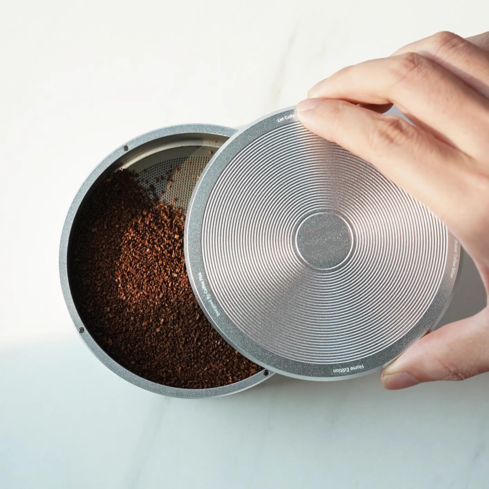 Kaffeemahlsieb-Set, Edelstahl-Mahlsieb Mit 4 Maschen, Hilft Beim Genauen Messen, Kalibrieren Und Verfeinern Von Kaffeemehl – Für Cafés, Baristas Und Hobbybrauer