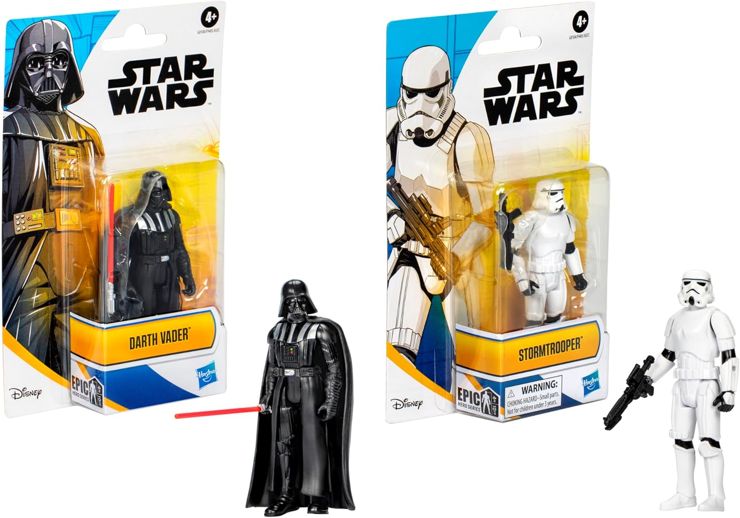 STAR WARS Epic Hero Series Two Pack, Darth Vader & Stormtrooper 4-Inch Action Figure & Accessories, Toys for 4 Year Old Boys and Girls - Image 4