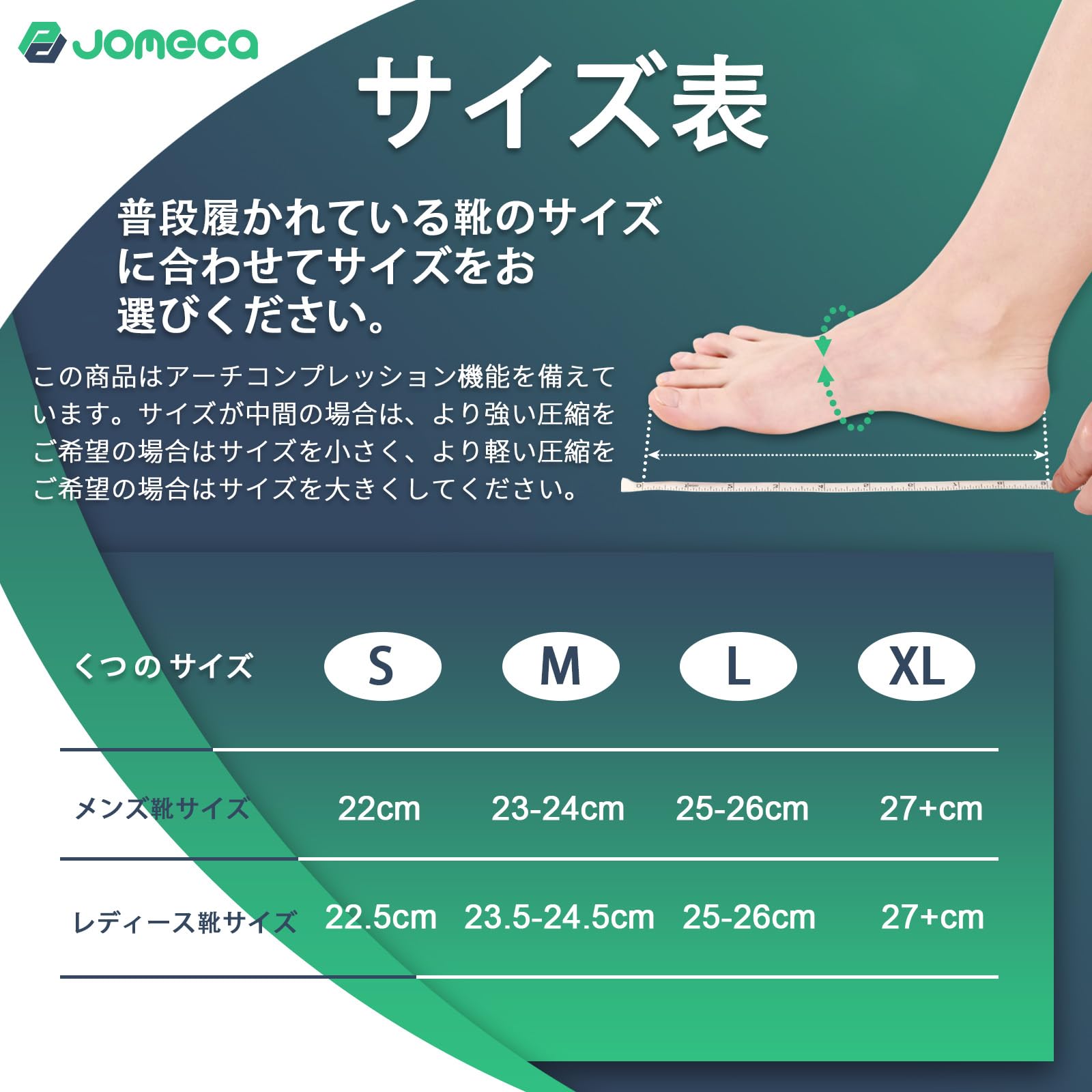 Amazon.co.jp: Jomeca 下垂足 サポーター 足アーチサポート付き 前足部