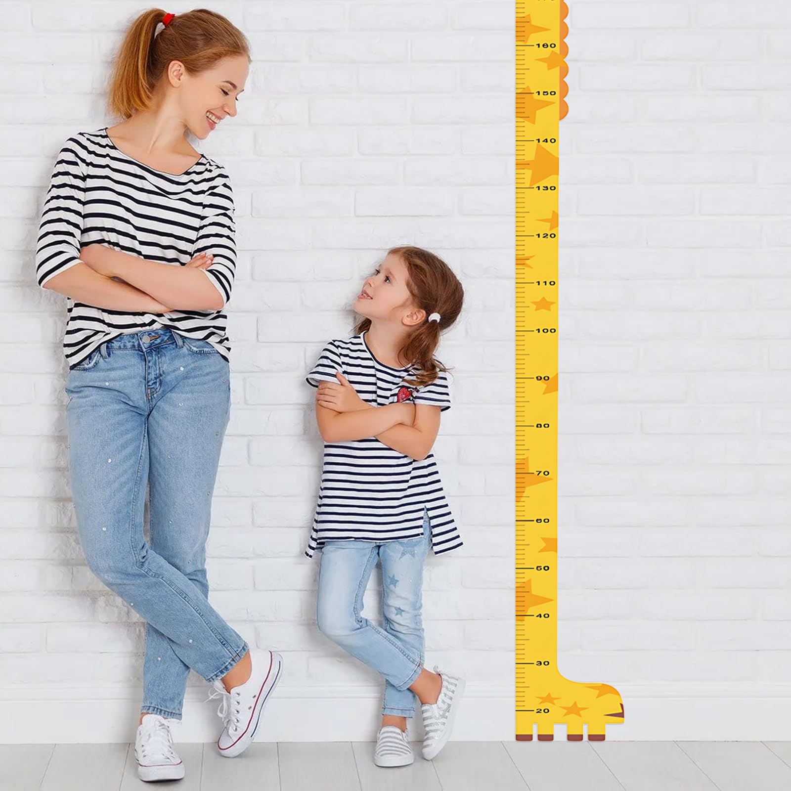 Volumoon Toise de Hauteur pour Enfants, Tableau de Croissance Enfants, Règle de Mesure Toise, Règle de Mesure Diagramme de Croissance, Hauteur Règle de Mesure pour Décoration de Salle Enfants