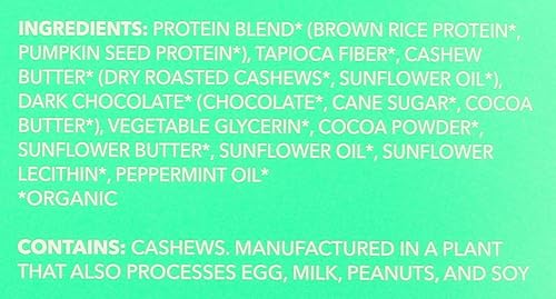 Miniatura 4 de ALOHA - Barras de proteínas a base de plantas orgánicas, veganas, bajas en azúcar y carbohidratos, paleo, sin OMG, sin glutensteviasoja, sin
