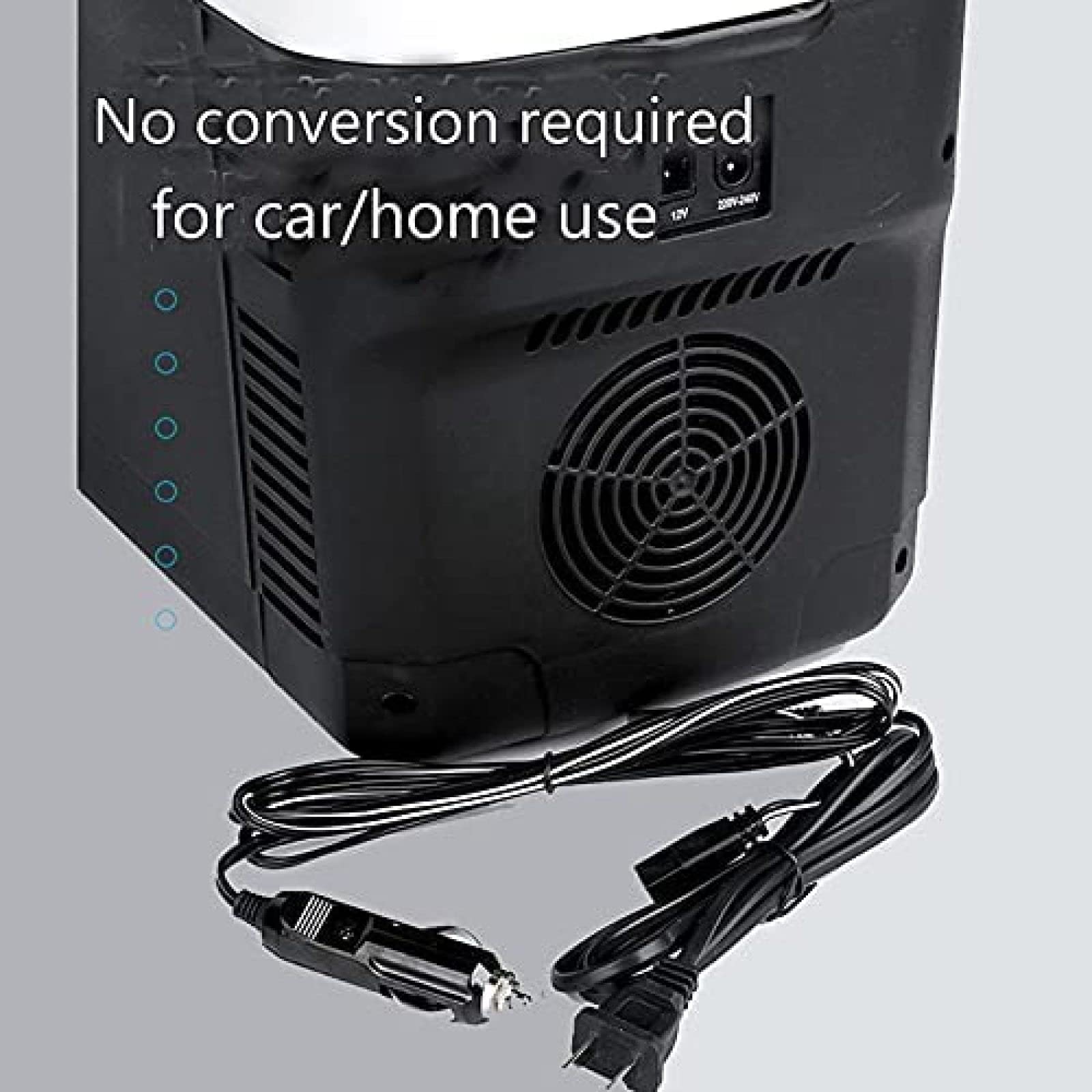 Enfriador/congelador de compresor eléctrico portátil de 12v / 24v / 220v para enfriamiento de Autocaravana, Barco, Aprox. 20 ° C por Debajo de la Temperatura Ambiente