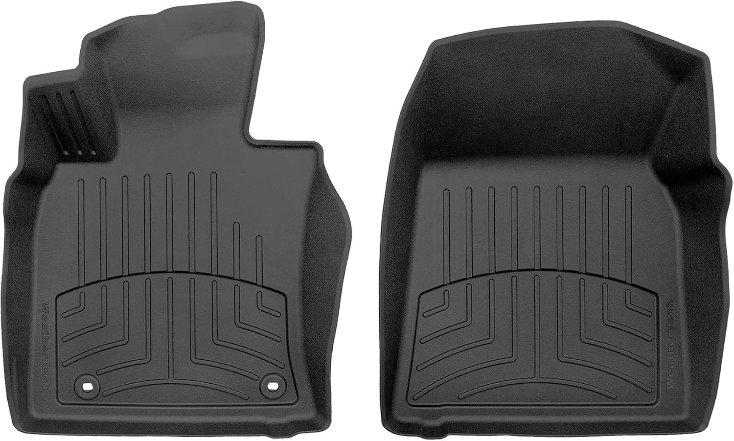 WeatherTech FloorLiner HP Custom Fit Floor Mats for Toyota Camry Hybrid, Camry - 1st Row (4412301IM), Black