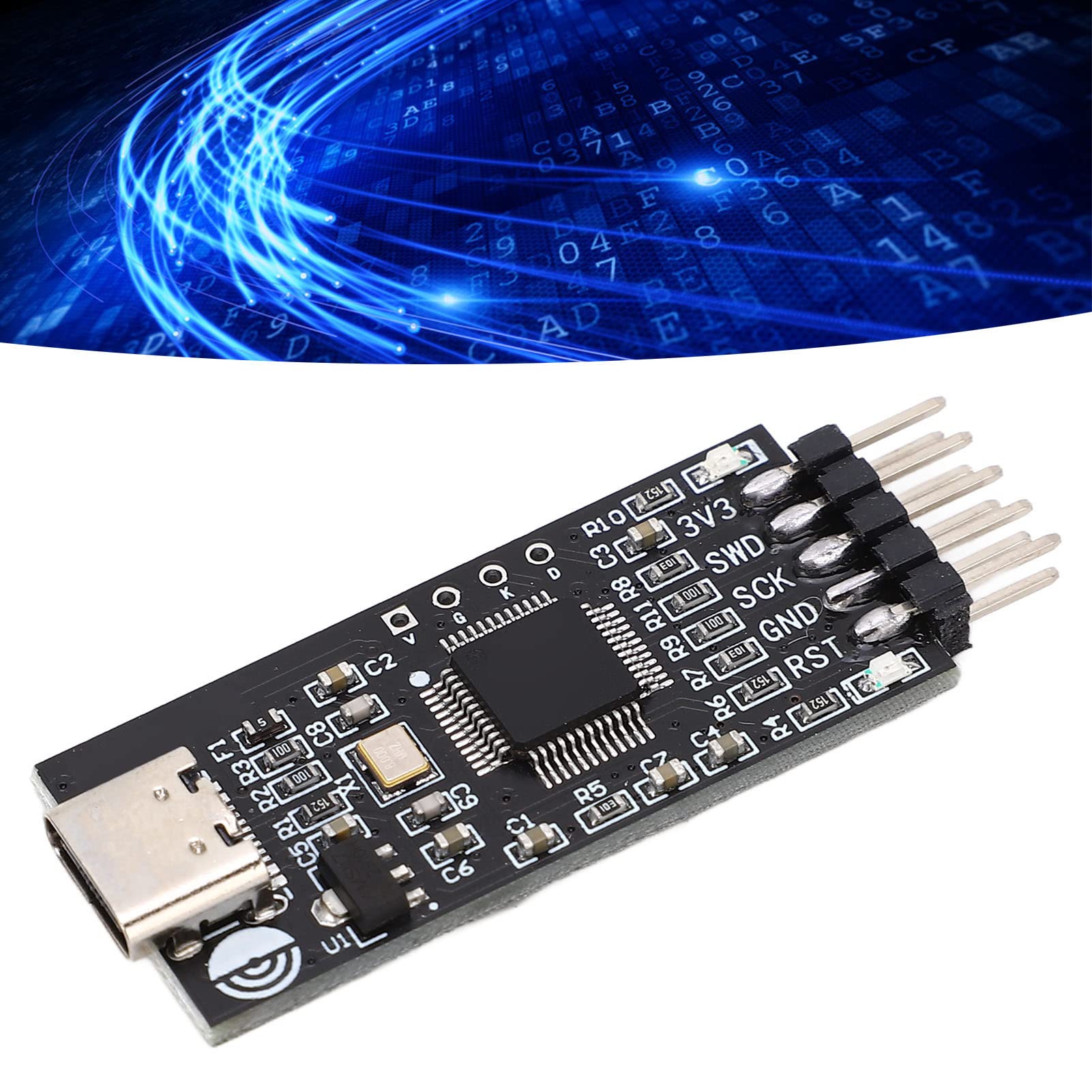 Pobieranie symulacji Burner Stm32 Dc5V USB Daplink Port Downloader Development Swd Offline Emulator Debugger Swd Port USB Drive Free for Burner Communication Port Dram