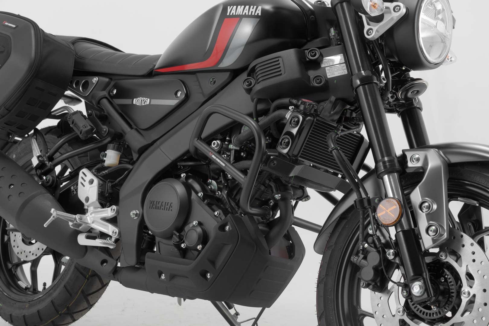 SW-Motech Crash bar - Nero. Yamaha MT-125 (20-) / XSR125 (21-).