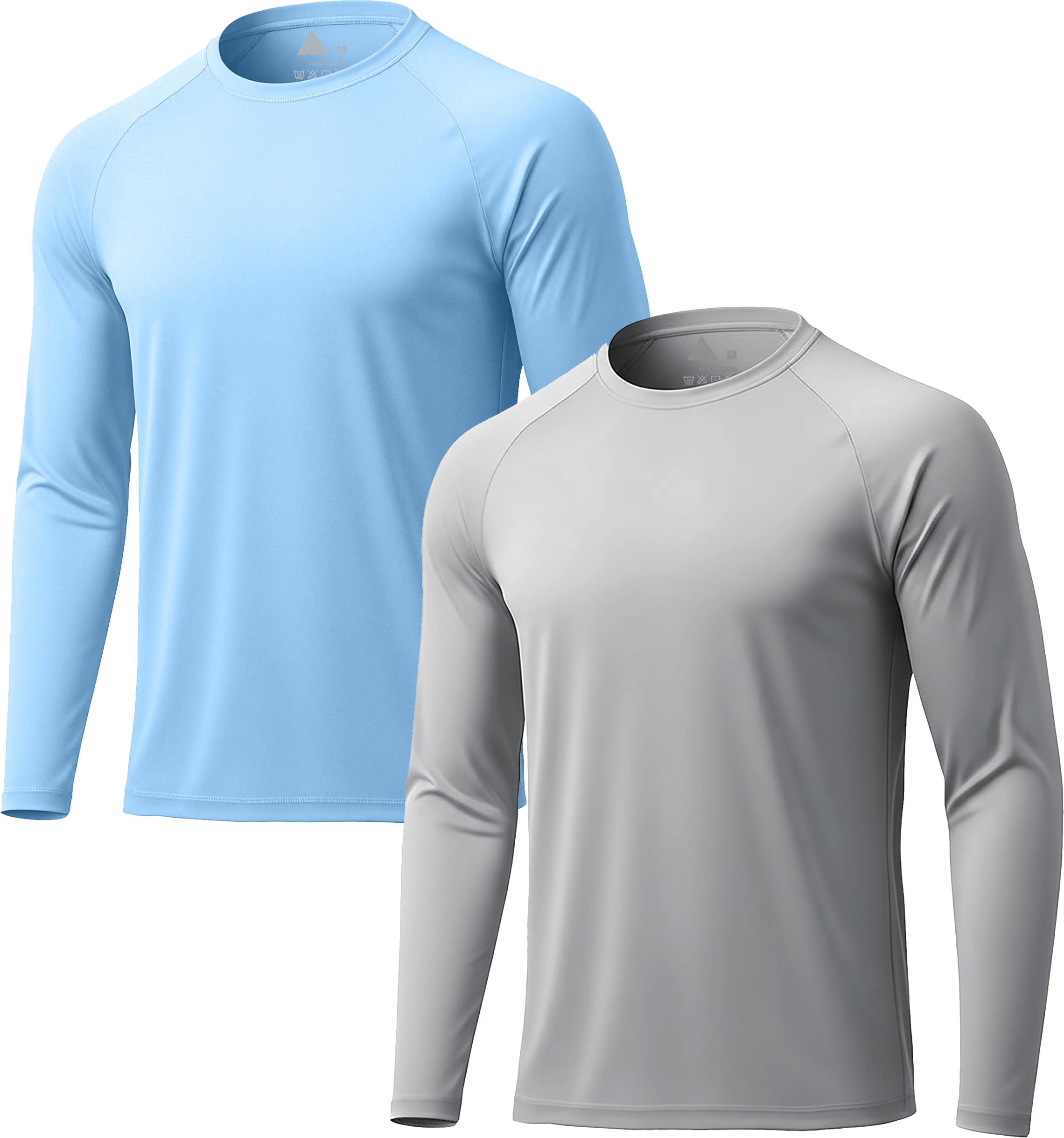 ZITY Long Sleeve Shirts for Men UPF 50+ Moisture Wicking Workout