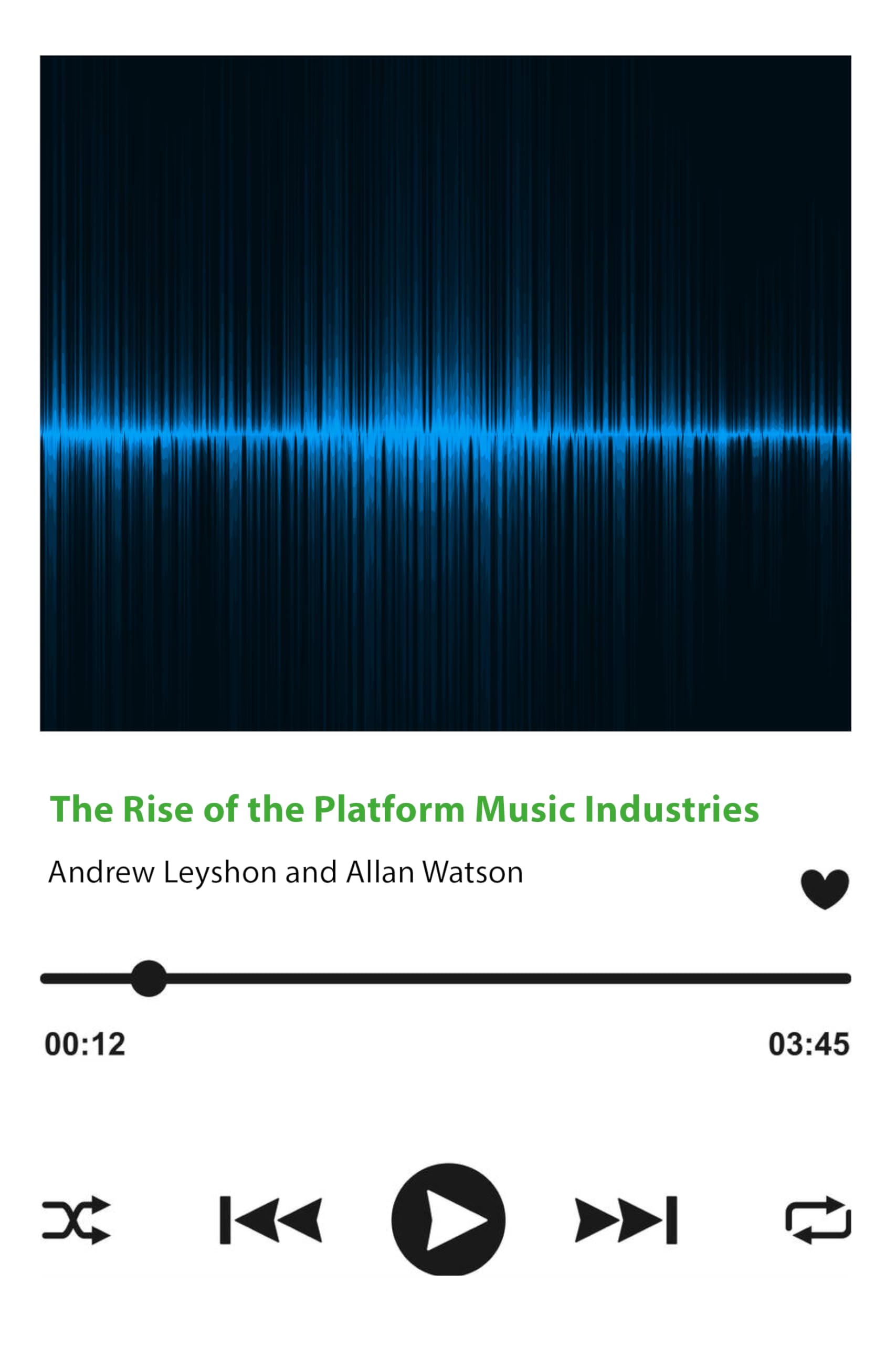 The Rise of the Platform Music Industries by Andrew Leyshon PAPERBACK