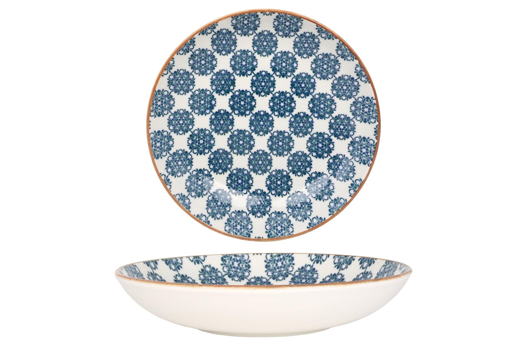 Bonna Platos hondos - Lotus - Porcelana - 23 cm (1000cc) - juego de 6