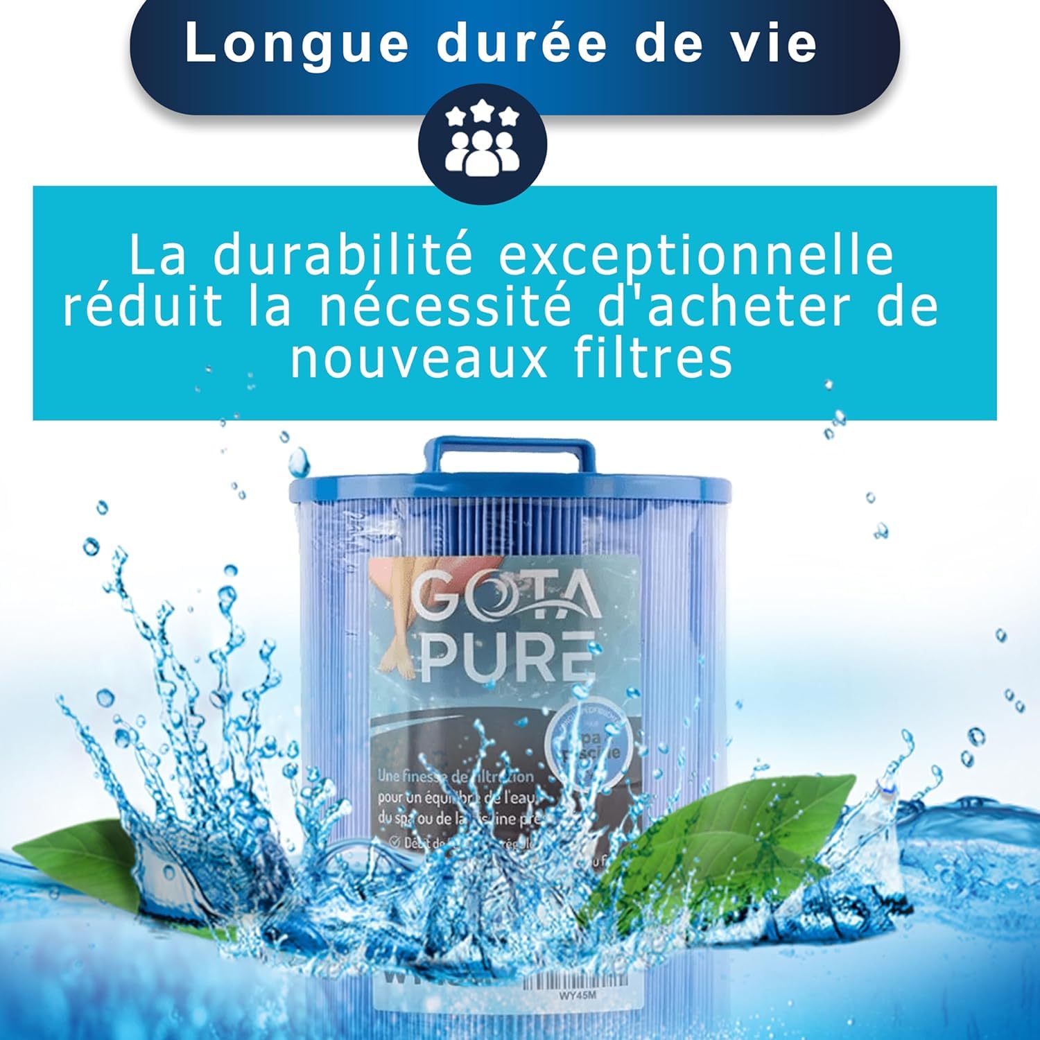 Filtre Spa RA75M pour Hydropool Clairazur