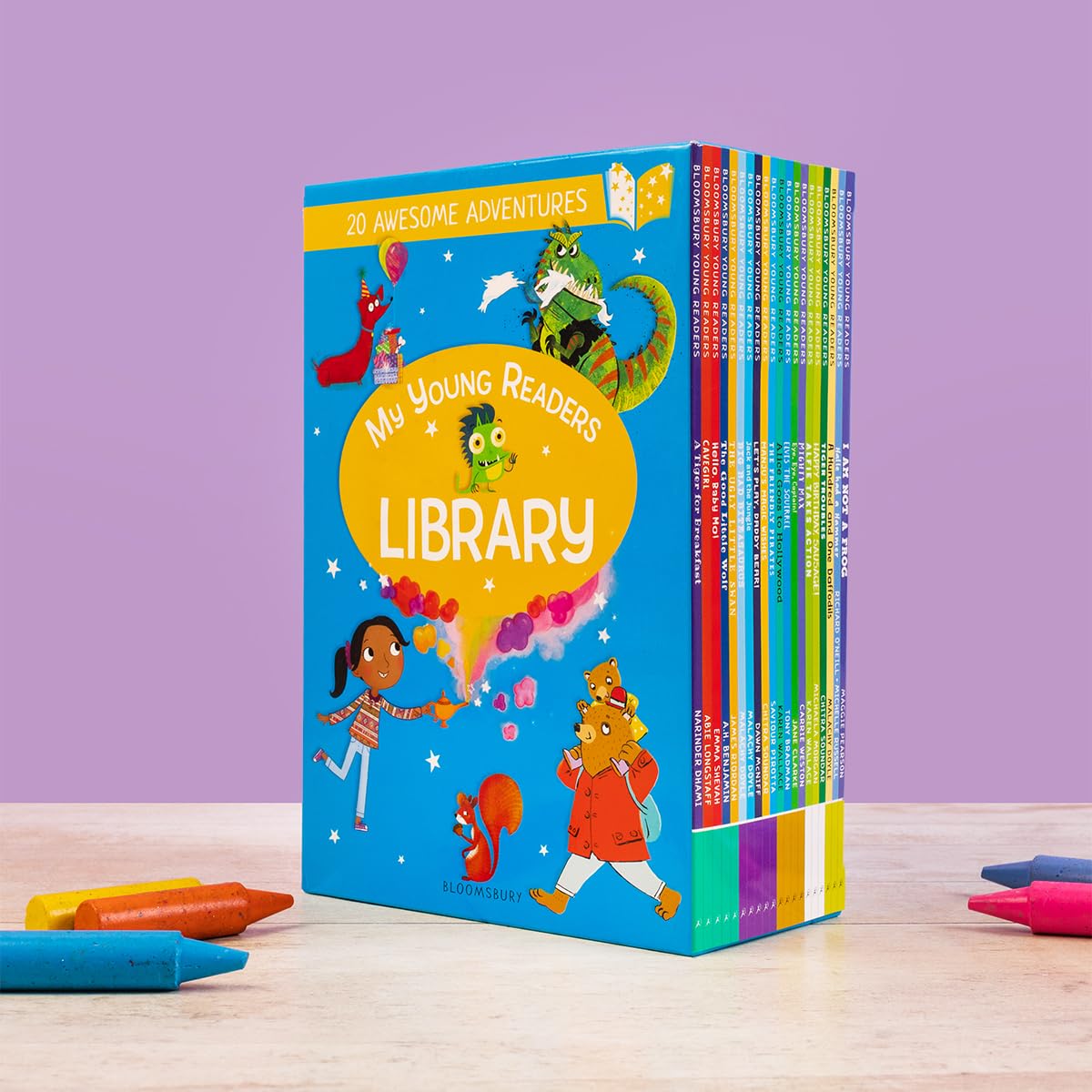 My Young Readers Library: 20 awesome reading books at turquoise, purple, gold, white and lime levels, perfect for children aged 5-7 who are building their reading confidence