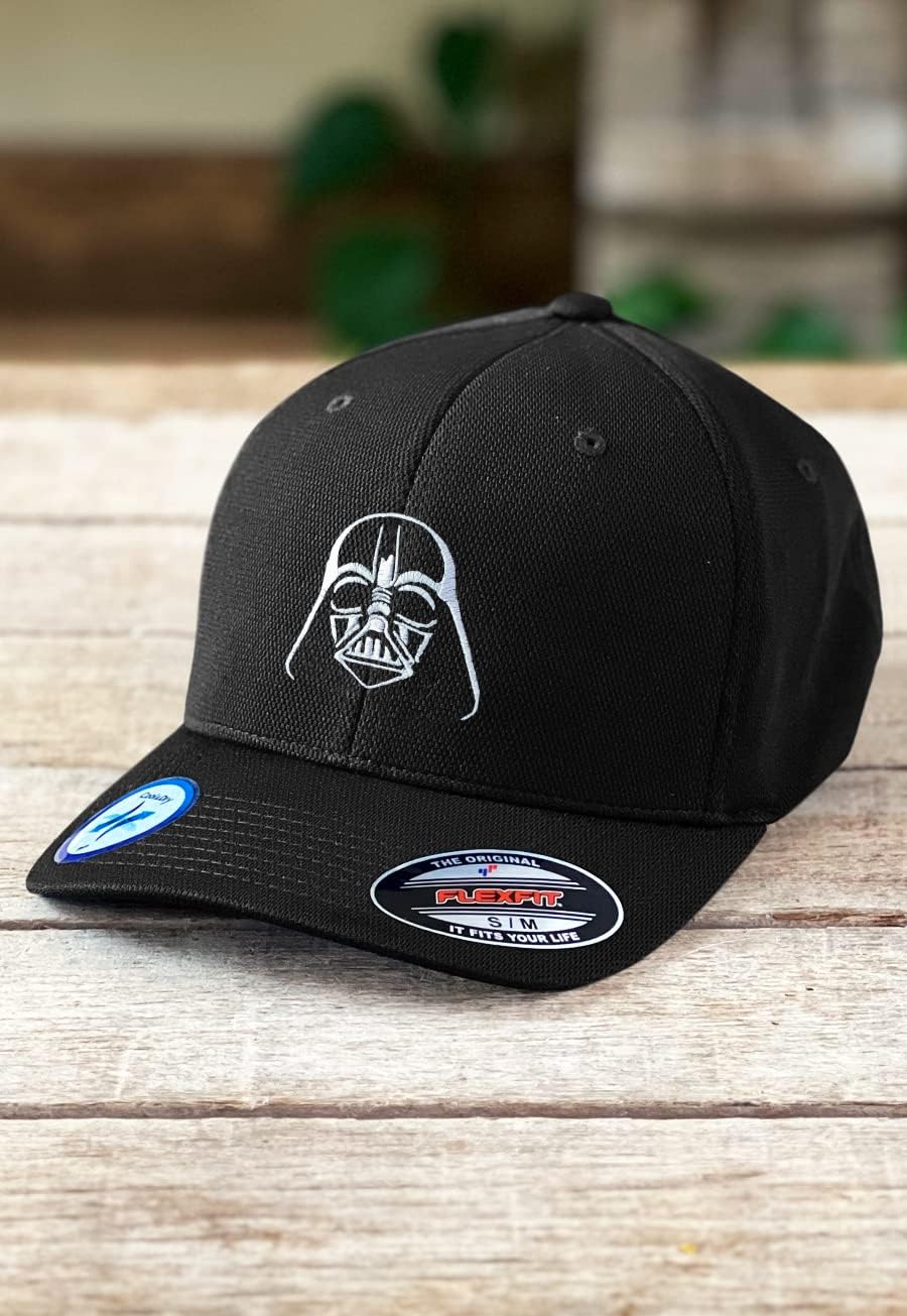 EvolveFISH SW Vader Helmet Embroidered Adult Cool & Dry Sport Cap Hat - Image 2