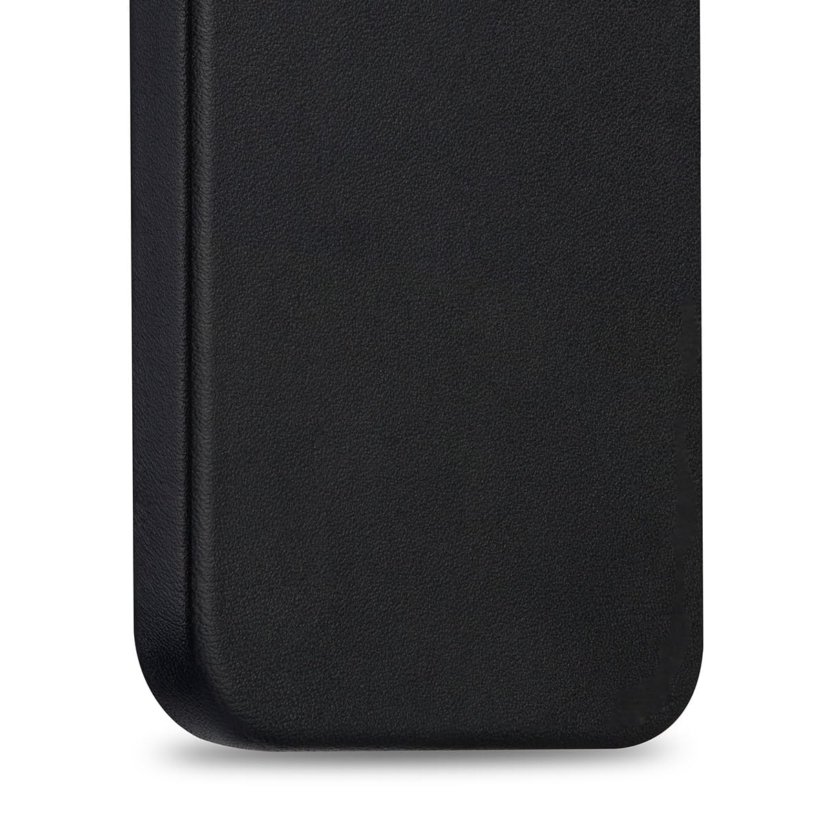 Custodia in vera pelle progettata per iPhone 13 Pro Max, realizzata a mano, compatibile con magneti integrati per ricarica MagSafe-Mezzanotte