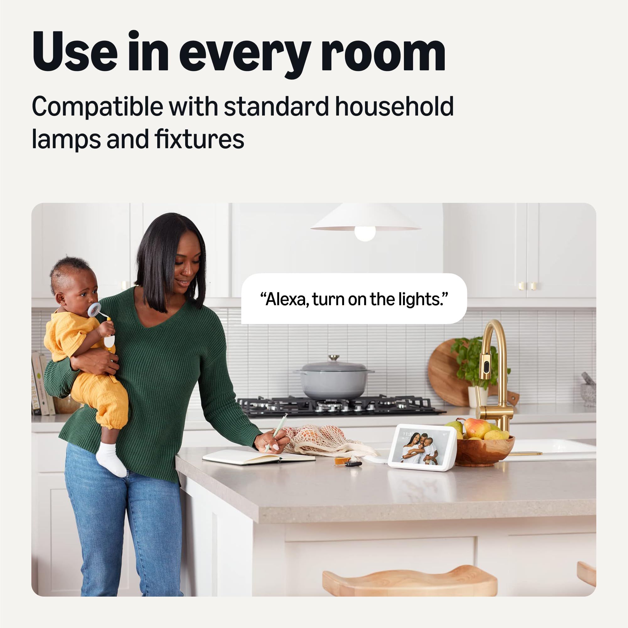 Amazon Basics Smart A19 LED Light Bulb, Color Changing, 9W (60W Equivalent), 800LM, Works with Alexa Only, WiFi 2.4 GHz, No Hub Required, Mood Lighting, Energy Efficient, 1-Pack: Amazon Basics Smart Indoor LED Light Bulb, Sunset-to-Midnight Activated, Works with Alexa Only, Tunable White, 7.5 W, 1-Pack