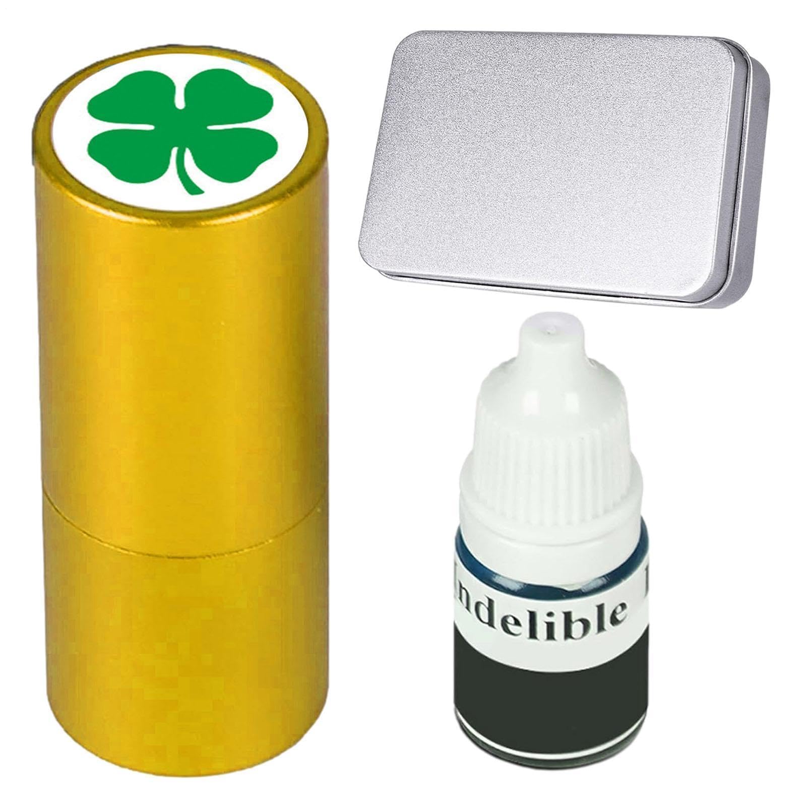 Sello de pelota de golf – Marcador de metal reutilizable de tinta recargable, plantilla personalizada para marcar pelotas, regalo único para padres y novios