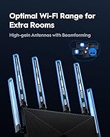 Vista 4 de Cudy BE6500 WiFi 7 Router Dual Band Gigabit Gaming Router, 6500Mbps, Cliente VPN y Servidor, Cudy Mesh y APP Compatible, Broadcom 2 GHz Quad-Core