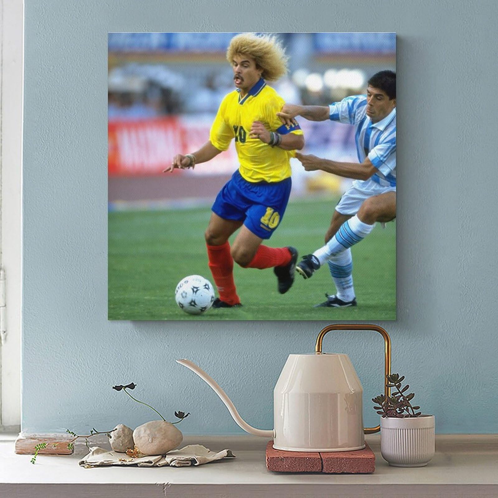 Amazon.co.jp: Carlos Valderrama カルロス・バルデラマ選手ポスター