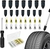 30pcs Tire Repair Rubber Nails, Tyre Repair Kit Car, Car Tyre Puncture Repair Kit, Tyre Repair Kit Rubber Nails with Screwdriver, Self-Service Motorcycle General Tire Repair Quick Repair Tool