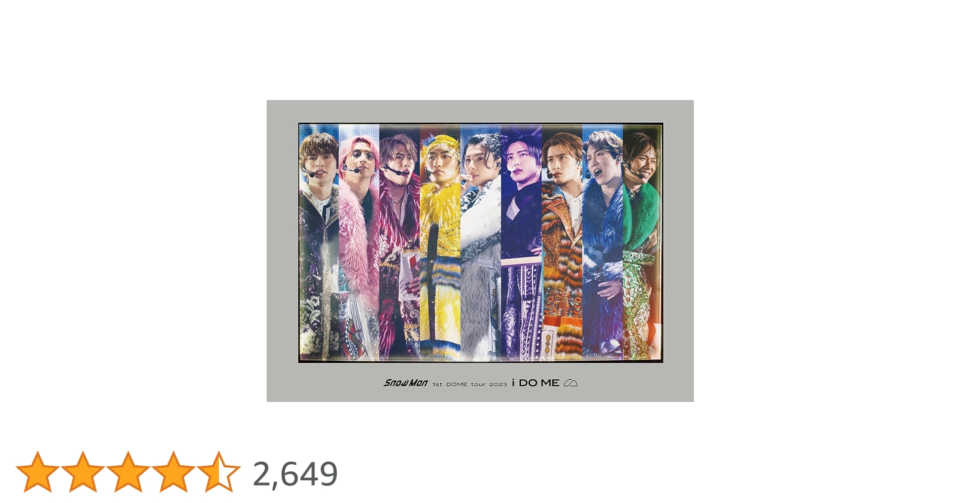 Amazon.co.jp: Snow Man 1st DOME tour 2023 i DO ME(Blu-ray