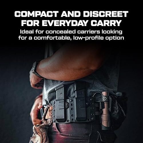 Miniatura 7 de Funda para Glock™ 42 - Funda OWB para transporte oculto - Fuera de la cintura - Comodidad y ocultación - EDC - Funda para pistola - Funda para