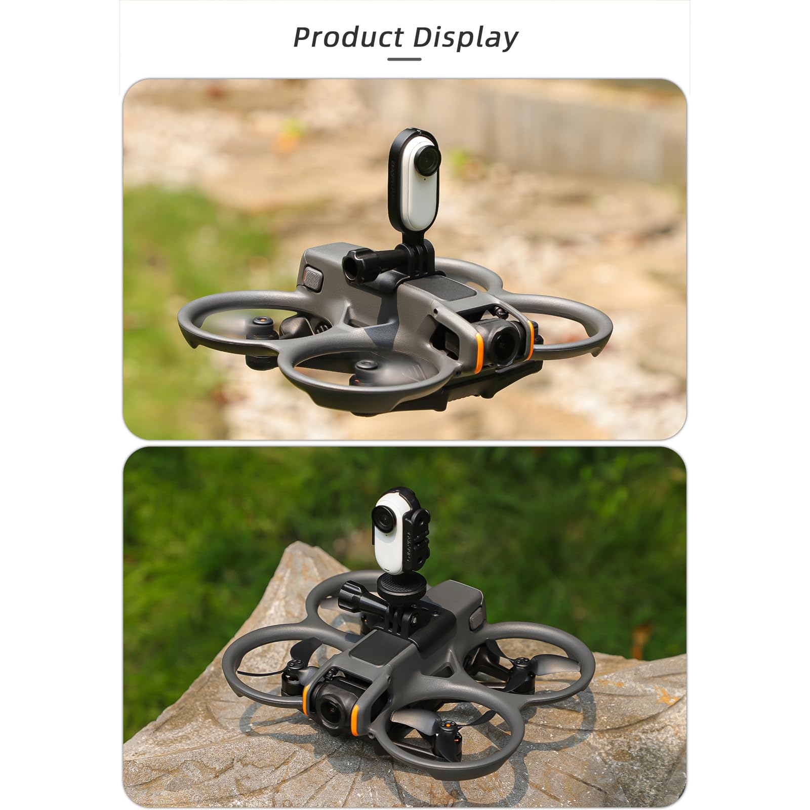Luce stroboscopica per drone compatibile con DJI Avata 2 Searchlight Illuminazione anti-collisione Luce di navigazione notturna Led Adattatore per fotocamera Supporto di estensione Set staffa di