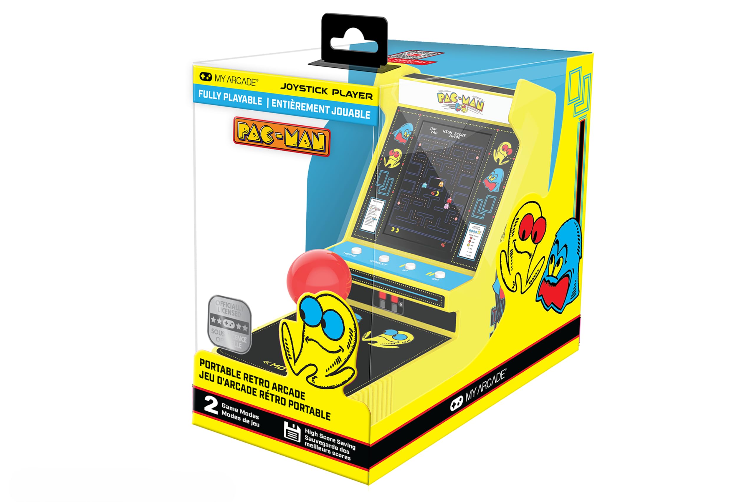 My Arcade - DGUNL-7073 Joystick Player Pac-Man Portable Retro Arcade 4