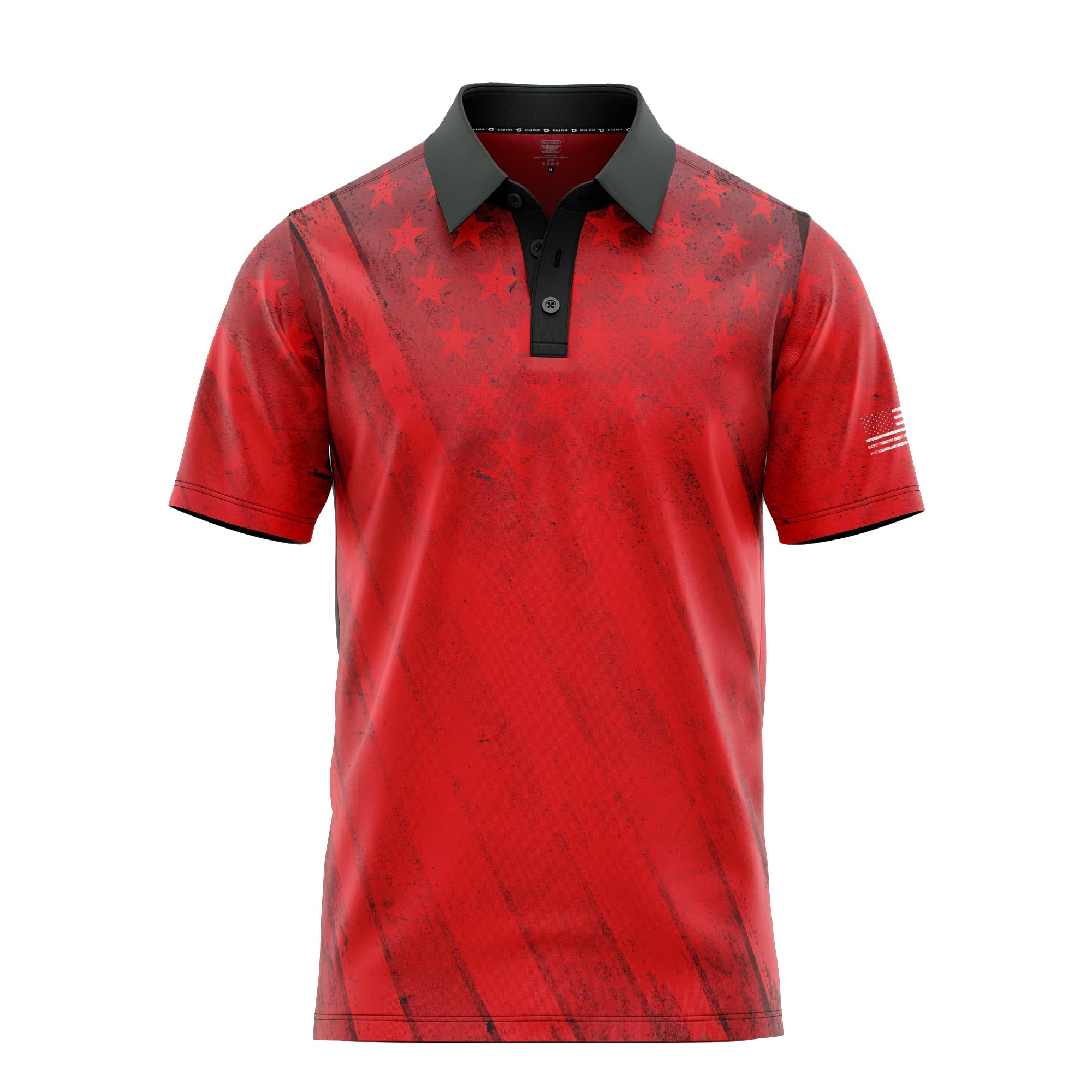 Patriotic USA Golf Polo Shirt