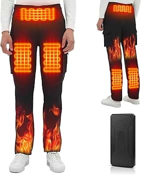 Amazon | 9V電熱パンツ MEXITOPバイクパンツ MAX 75℃ 登山パンツ 加熱
